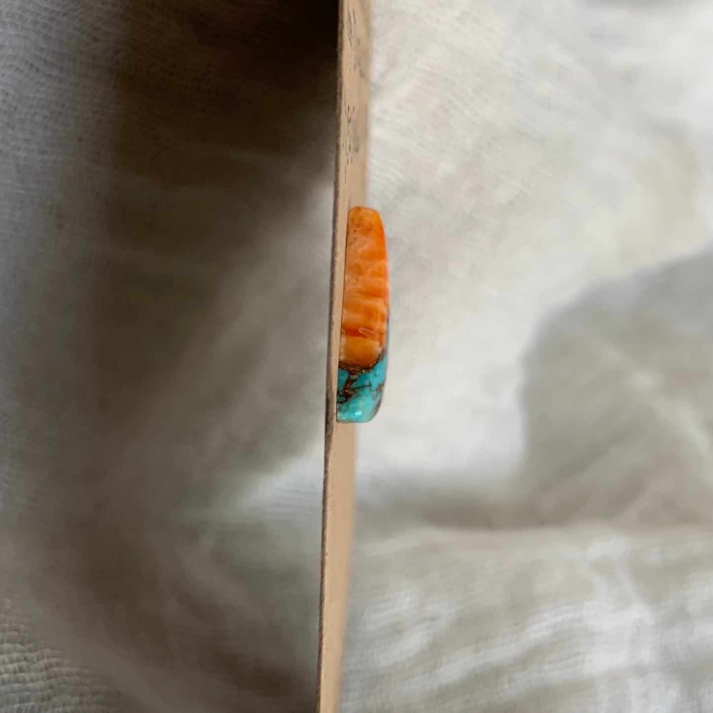 Turquoise, Oystershell, Copper Cabochon - TOC34