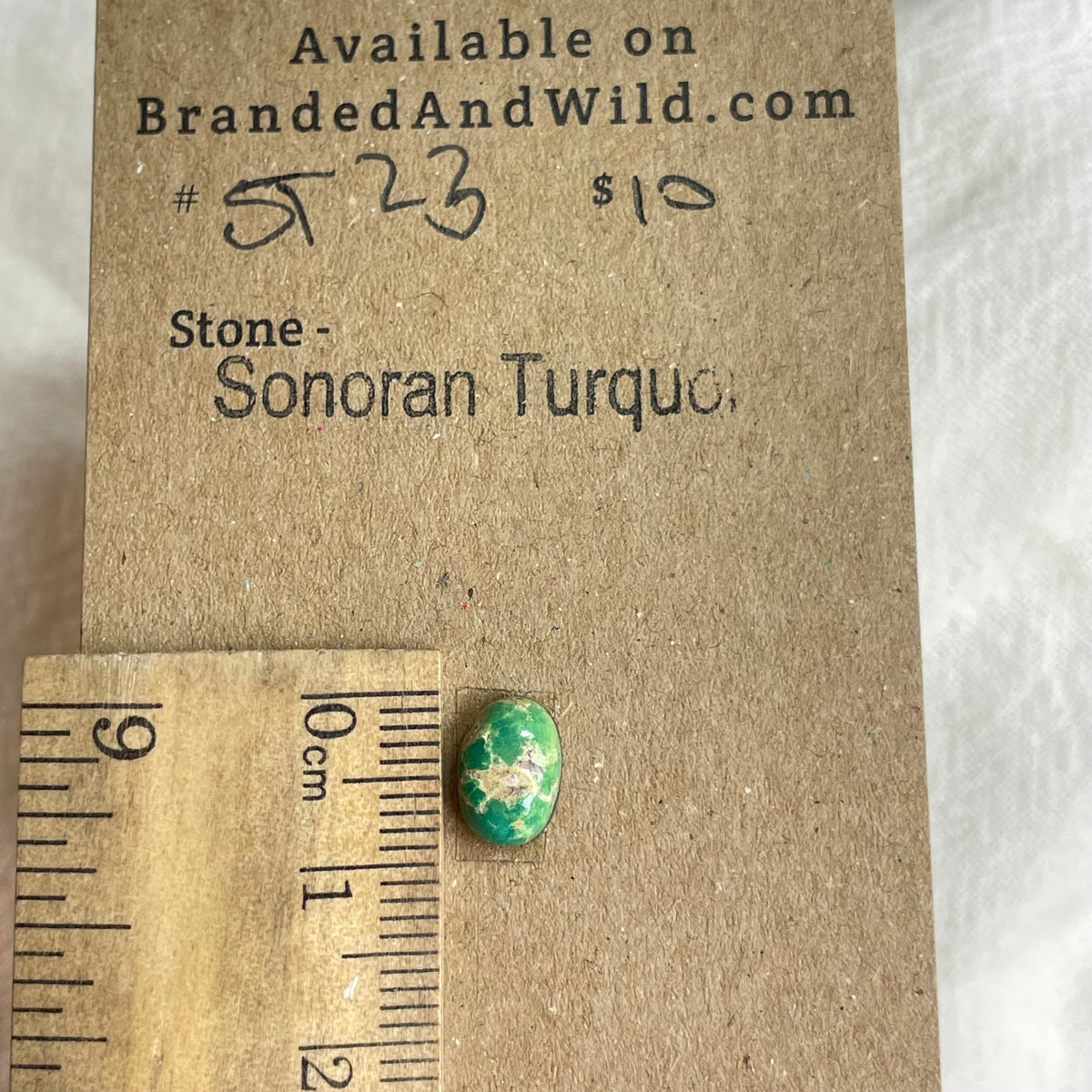 Sonoran Turquoise Cabochon - ST23 2B45C325-6D58-4F0D-9E61-7CE51CBFF766 Brandedandwild.com
