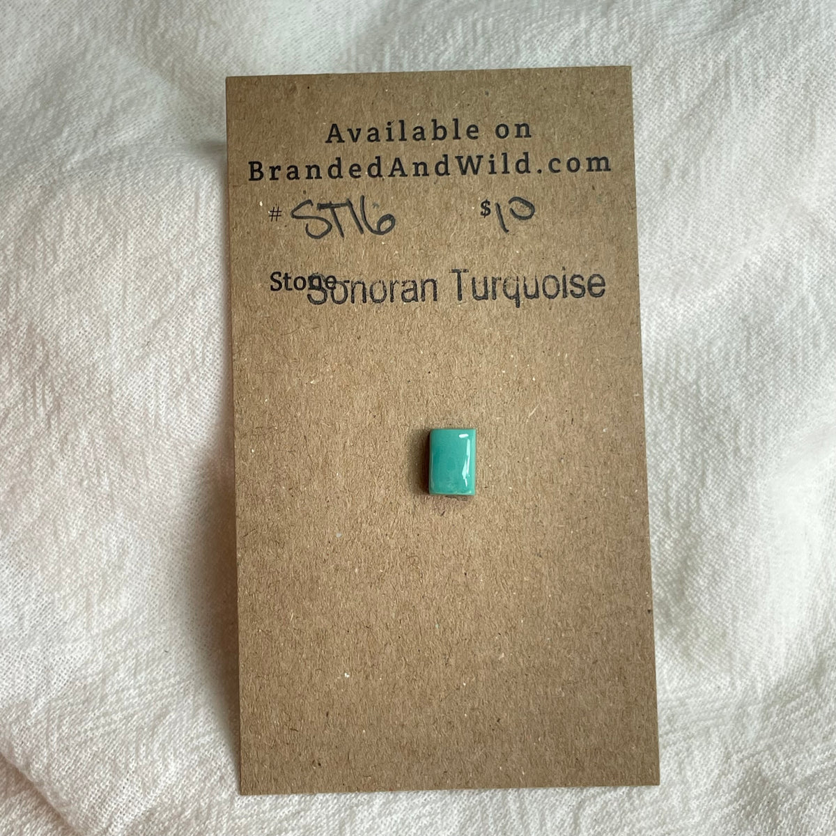 Sonoran Turquoise Cabochon - ST16 2B46A48E-2FDB-459C-B6AD-B27B57A96E12 Brandedandwild.com