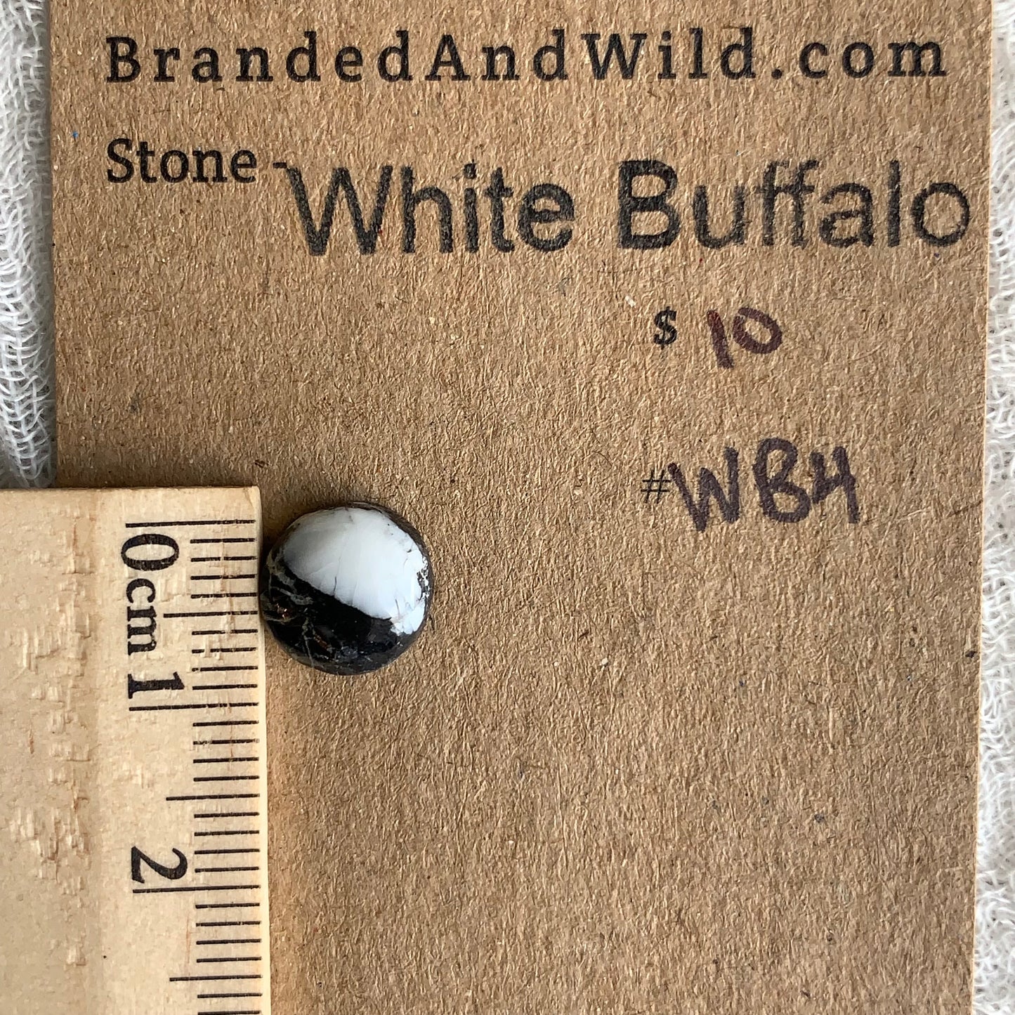 White Buffalo Cabochon - WB4
