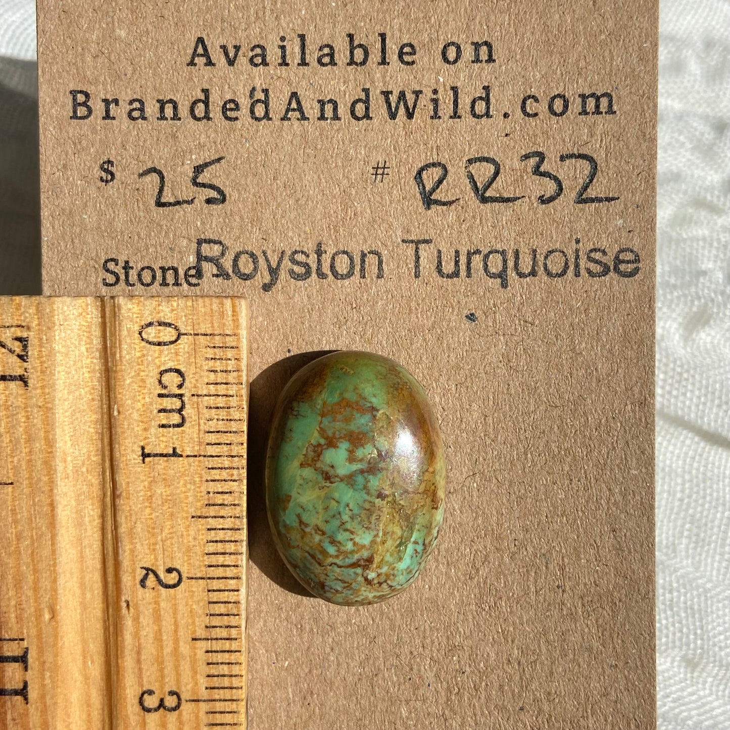 Royston Ribbon Turquoise Cabochon RR32 2B548895-4565-4EF3-8CEF-3F779C1FB4AD Brandedandwild.com