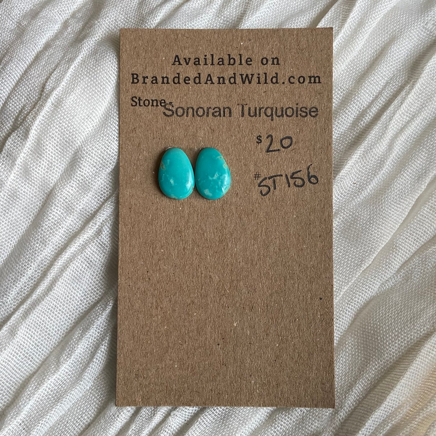 Sonoran Turquoise Cabochon - ST156 2B5ACBF2-0BD2-4FE6-9695-27356E470CDE Brandedandwild.com
