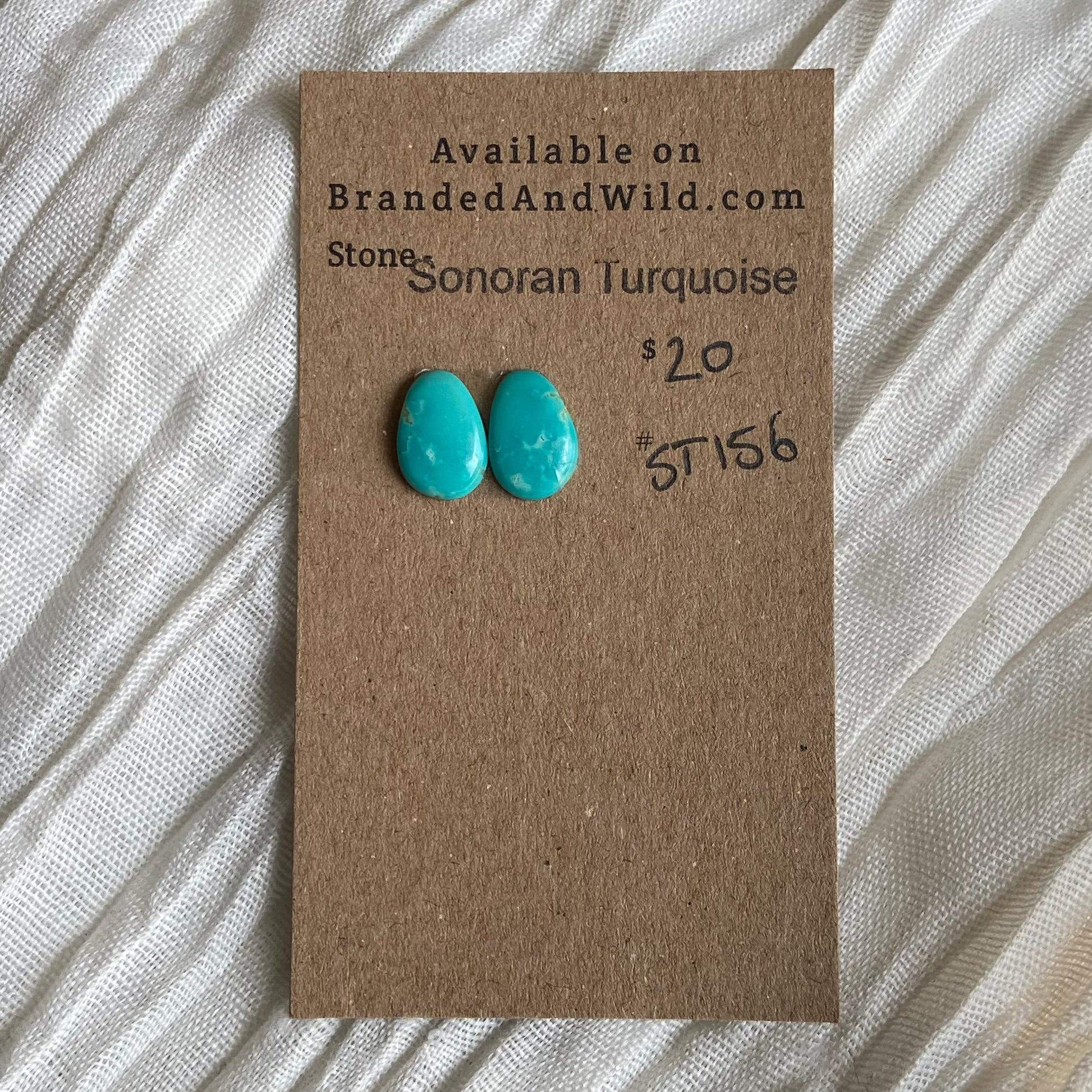 Sonoran Turquoise Cabochon - ST156 2B5ACBF2-0BD2-4FE6-9695-27356E470CDE Brandedandwild.com