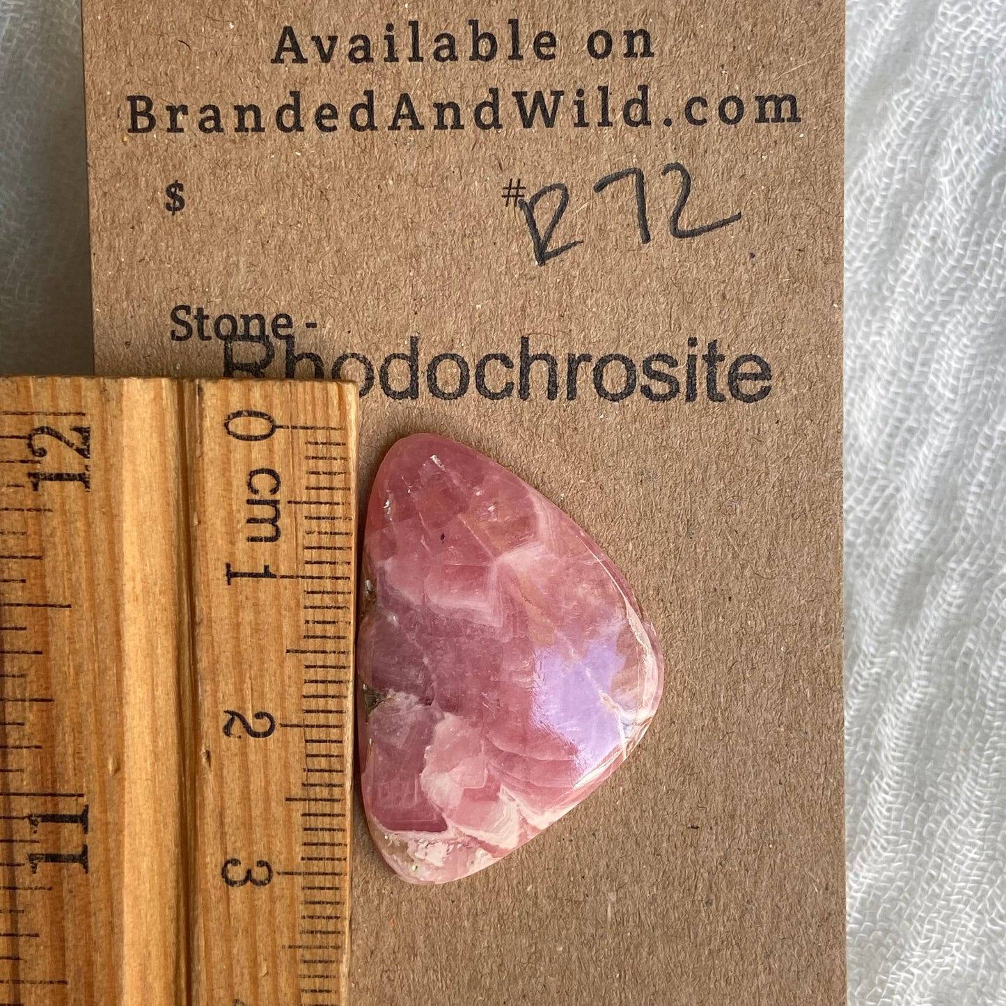 Rhodochrosite Cabochon - R72