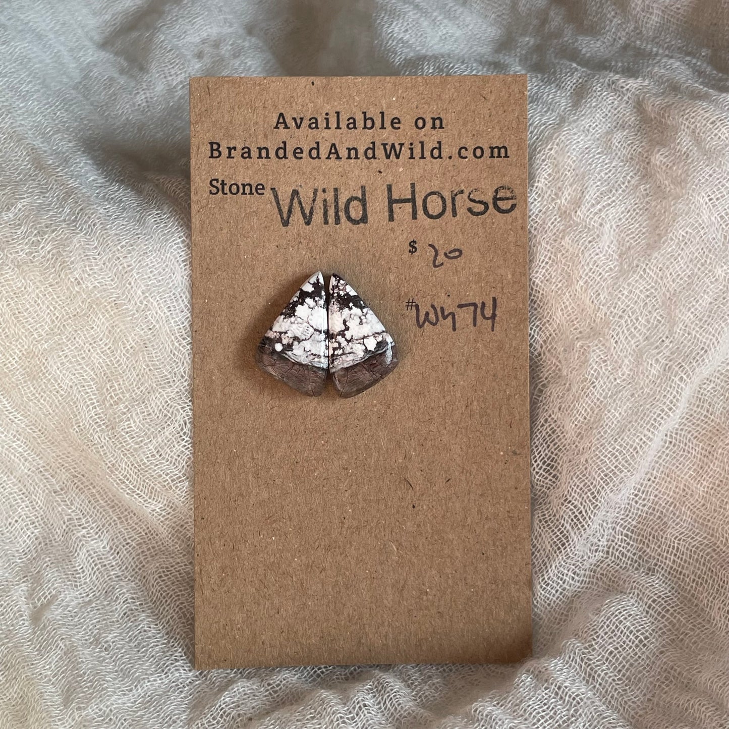 Wild Horse Cabochon - WH74 2B8F4C59-4180-42EA-9A97-C50C9C5B5BBC Brandedandwild.com