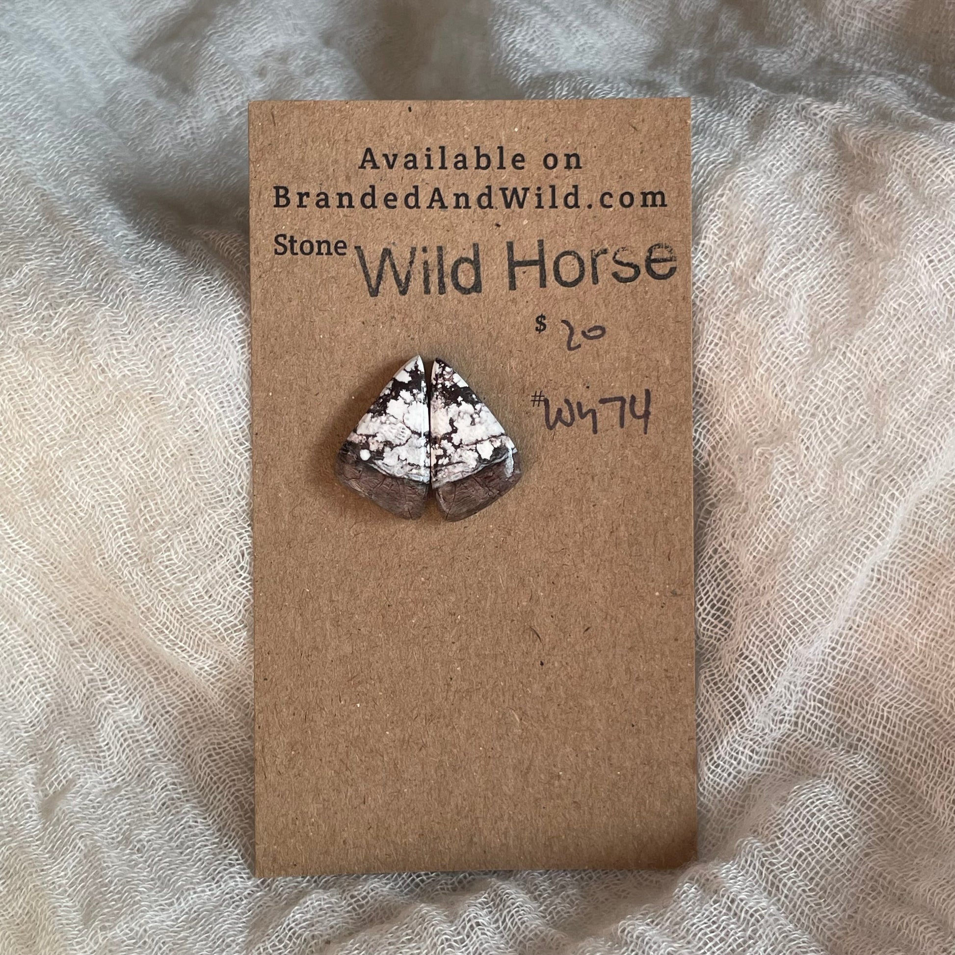Wild Horse Cabochon - WH74 2B8F4C59-4180-42EA-9A97-C50C9C5B5BBC Brandedandwild.com