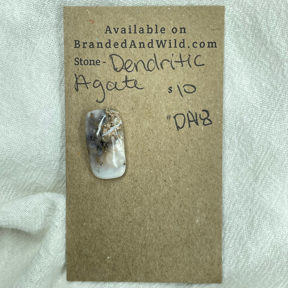 Dendritic Agate Cabochon - DA18 2B98DC17-F5CD-4823-A501-4635C661D9C3 Brandedandwild.com