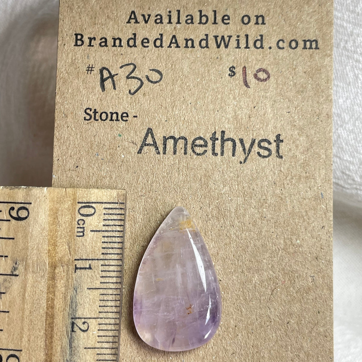 Amethyst Cabochon - A30 2B9C815C-963A-4210-9C5A-4503D531F56C Brandedandwild.com