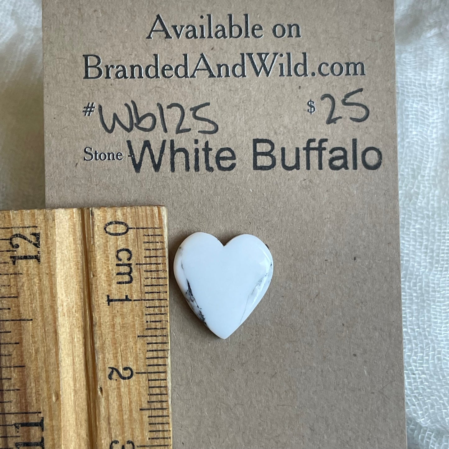 White Buffalo Cabochon - WB125
