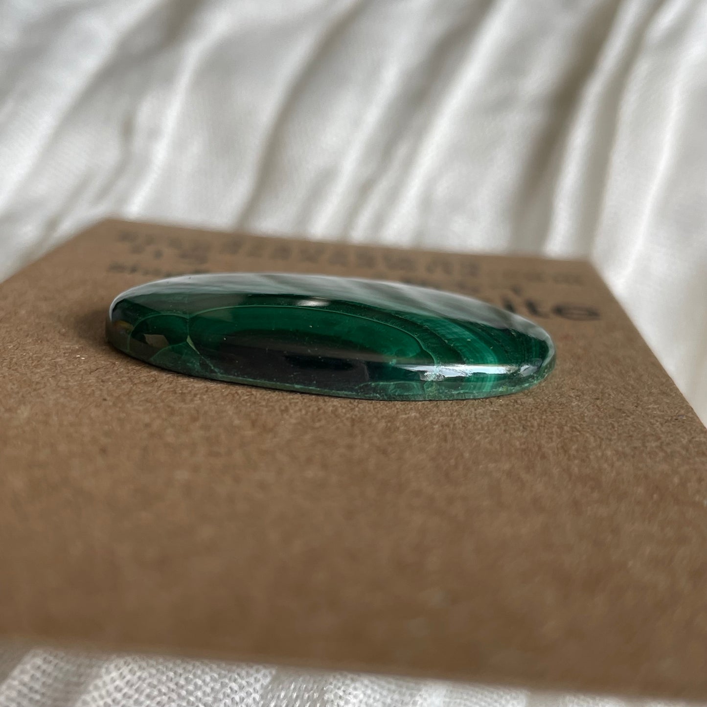 Malachite Cabochon - M37 2BA36C2F-04FD-4581-8AB8-BB5E92921C2D Brandedandwild.com