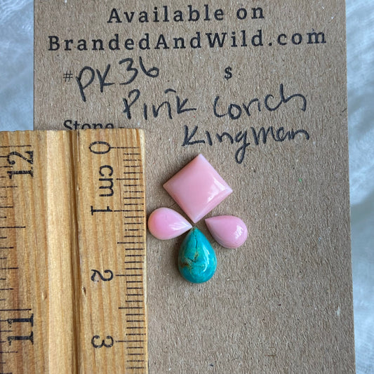 Pink Conch / Oyster Shell Cabochon - PK36 2BB86F65-73A2-4113-98D2-B8450DEFCDD4 Brandedandwild.com