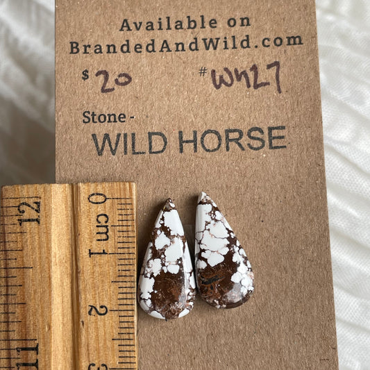 Wild Horse Cabochon - WH27 2C1F6B5F-743B-47FB-BCFB-59219B91FCE9 Brandedandwild.com