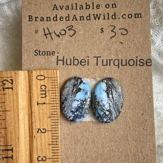 Hubei Turquoise Cabochon - H103 2C28686C-9AF1-40E0-87B2-92685548A15A Brandedandwild.com