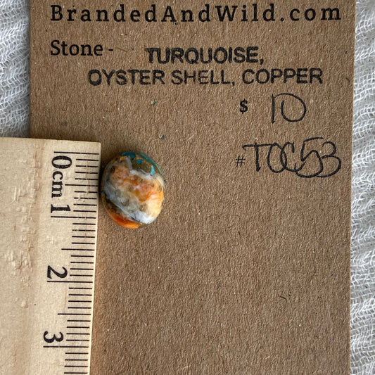 Turquoise, Oyster Shell, Copper - TOC53