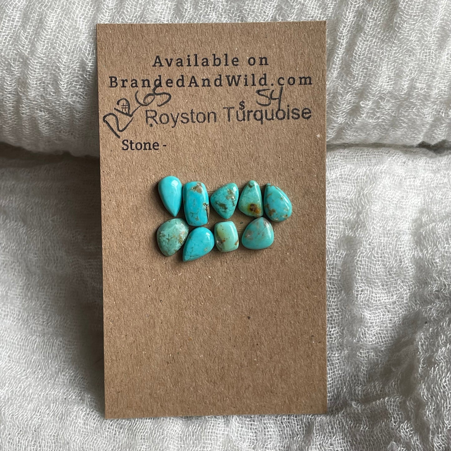 Royston Turquoise cabochon - RR65 2C4149B6-FF50-4077-9014-BAB605D5A1BD Brandedandwild.com