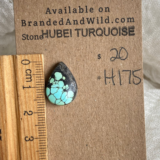 Hubei Turquoise Cabochon - H175 2C49D55C-FEF3-435E-BE85-FB652B6D8AF9 Brandedandwild.com