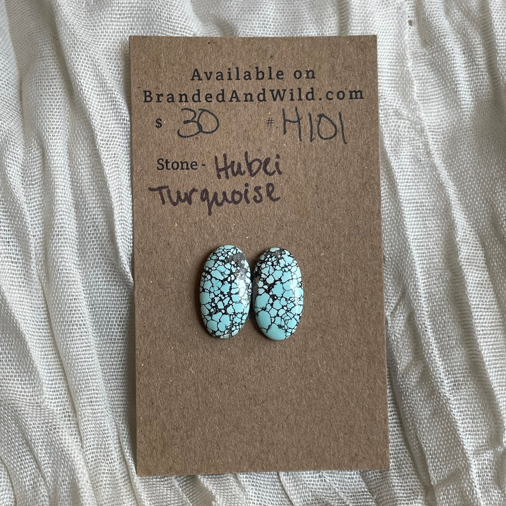 Hubei Turquoise Cabochon - H101 2C4C7A7F-758E-495A-8E6D-628880EB905B Brandedandwild.com