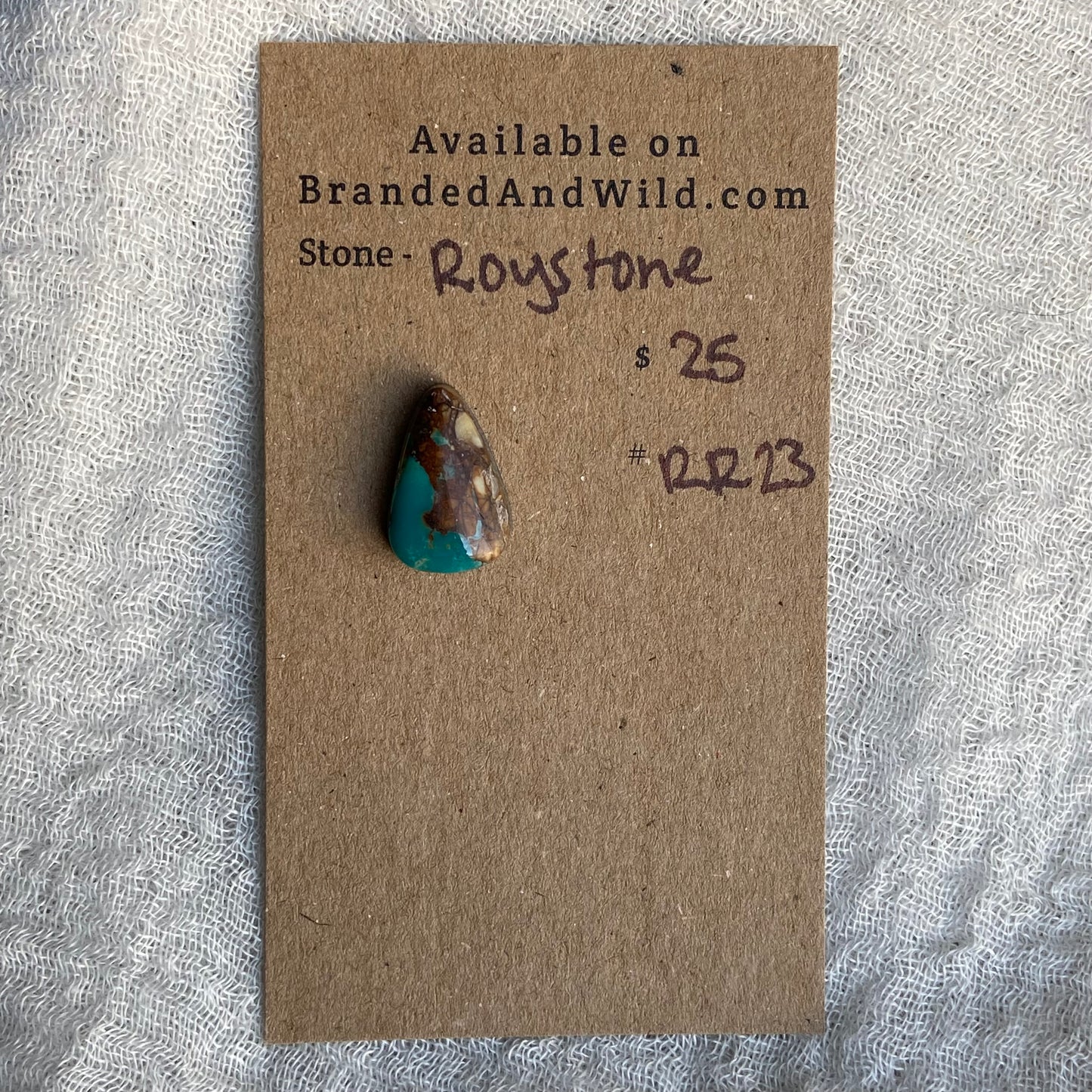 Royston Ribbon Turquoise Cabochon RR23