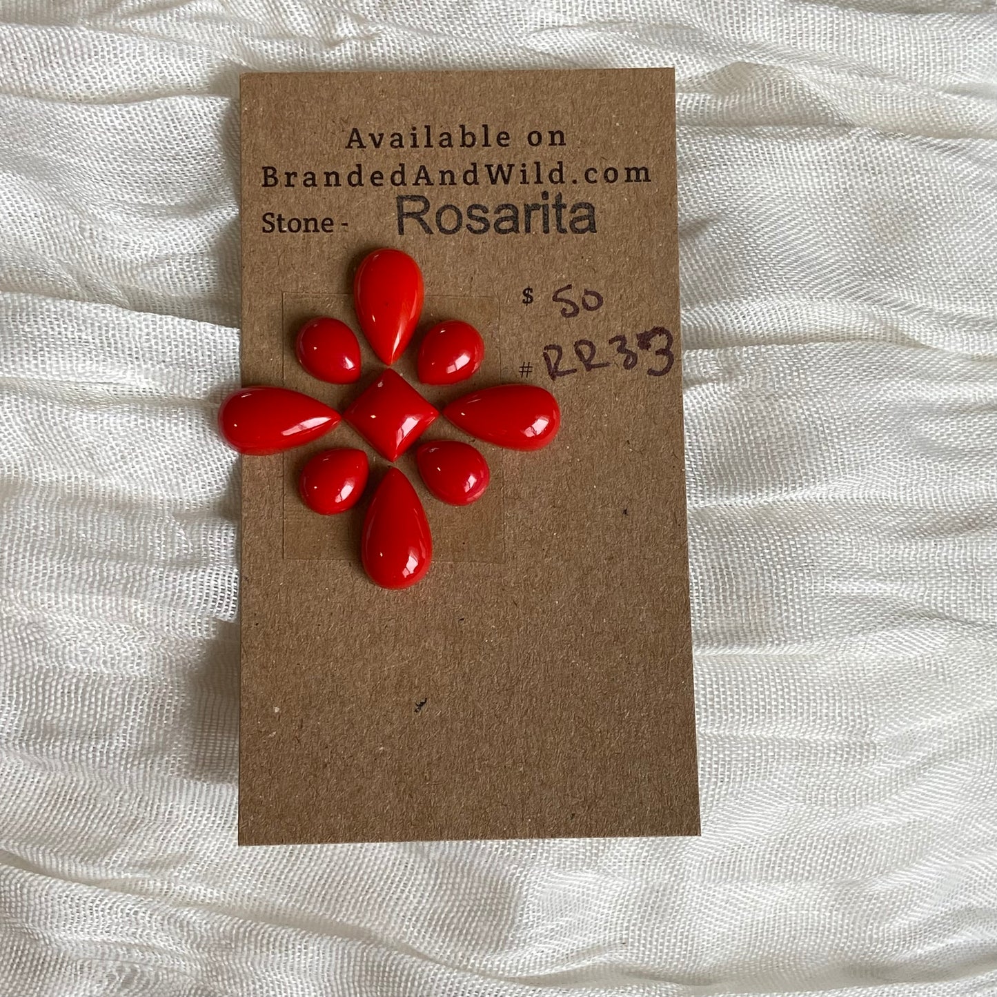 Rosarita - Cabochon - R33 2C70DB48-018E-4D4E-9FC3-3C6A6ED3EFB0 Brandedandwild.com