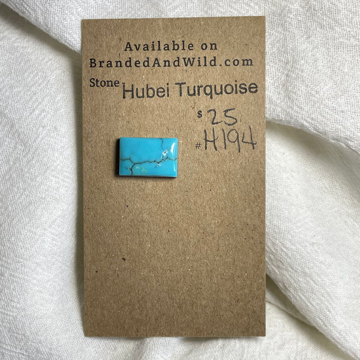 Hubei Turquoise Cabochon - H194 2C8CBD62-4C0F-4BAD-86DE-BA8E0336FD13 Brandedandwild.com