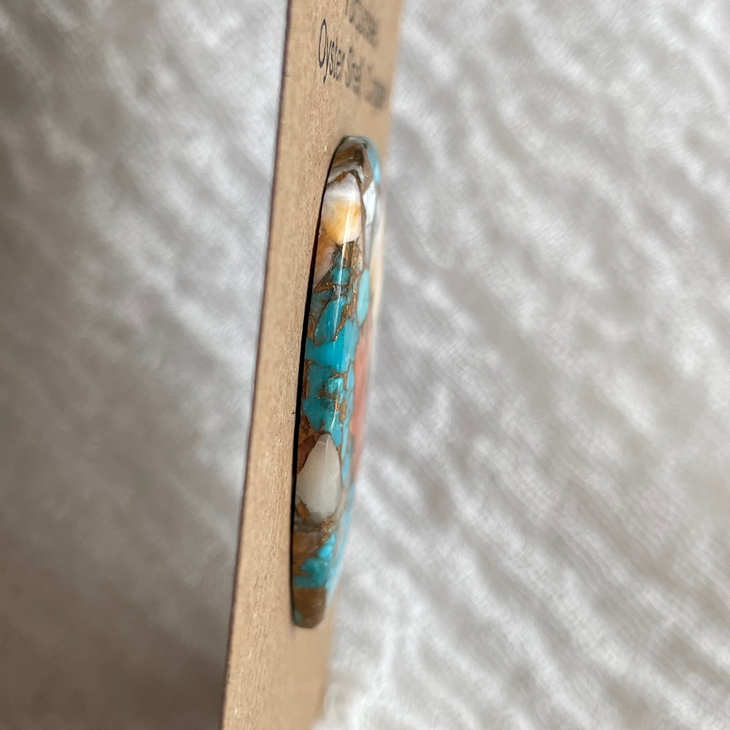 Turquoise, Oystershell, Copper Cabochon - TOC30 2C90032D-BB15-46CC-A434-DD4112F26D1D Brandedandwild.com