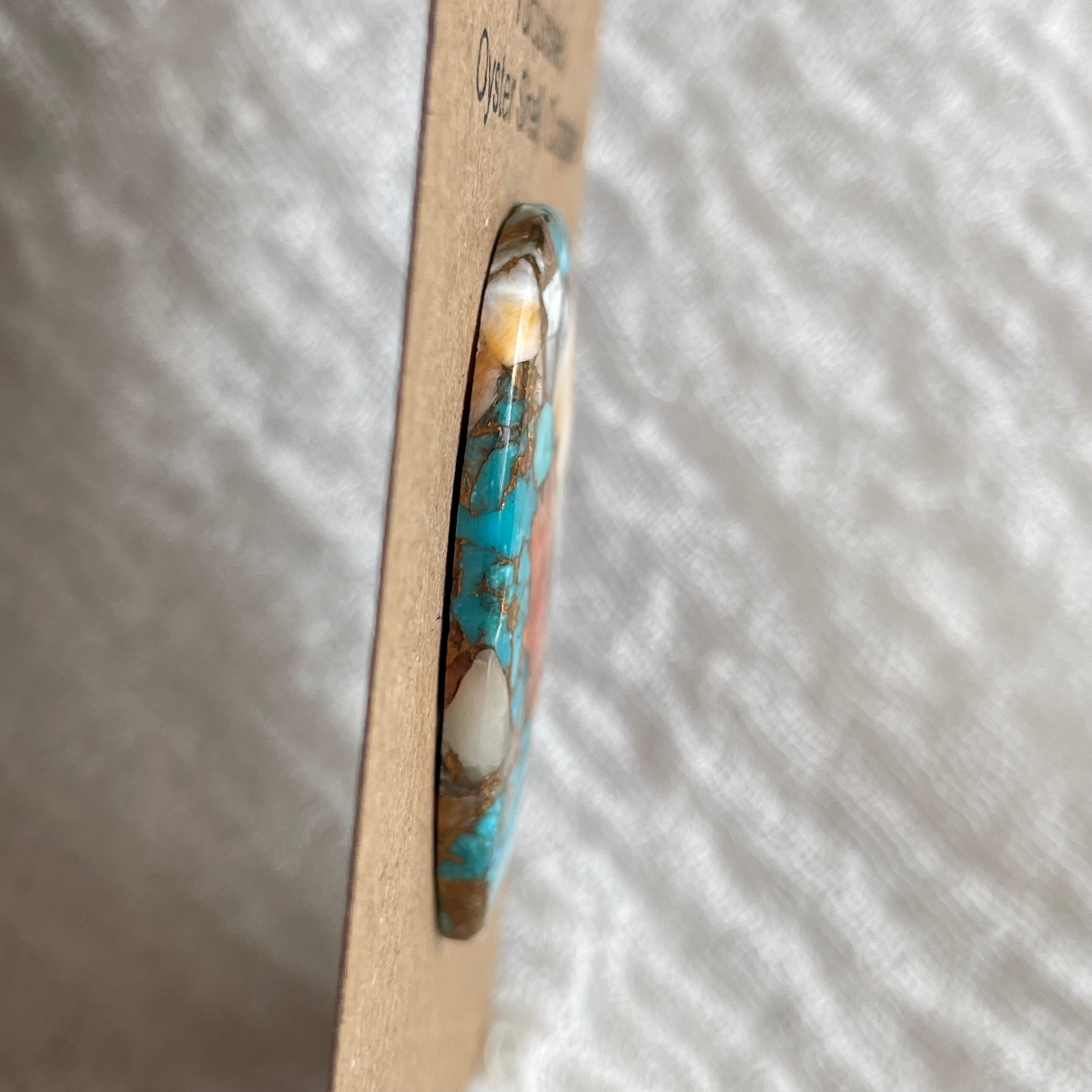 Turquoise, Oystershell, Copper Cabochon - TOC30 2C90032D-BB15-46CC-A434-DD4112F26D1D Brandedandwild.com