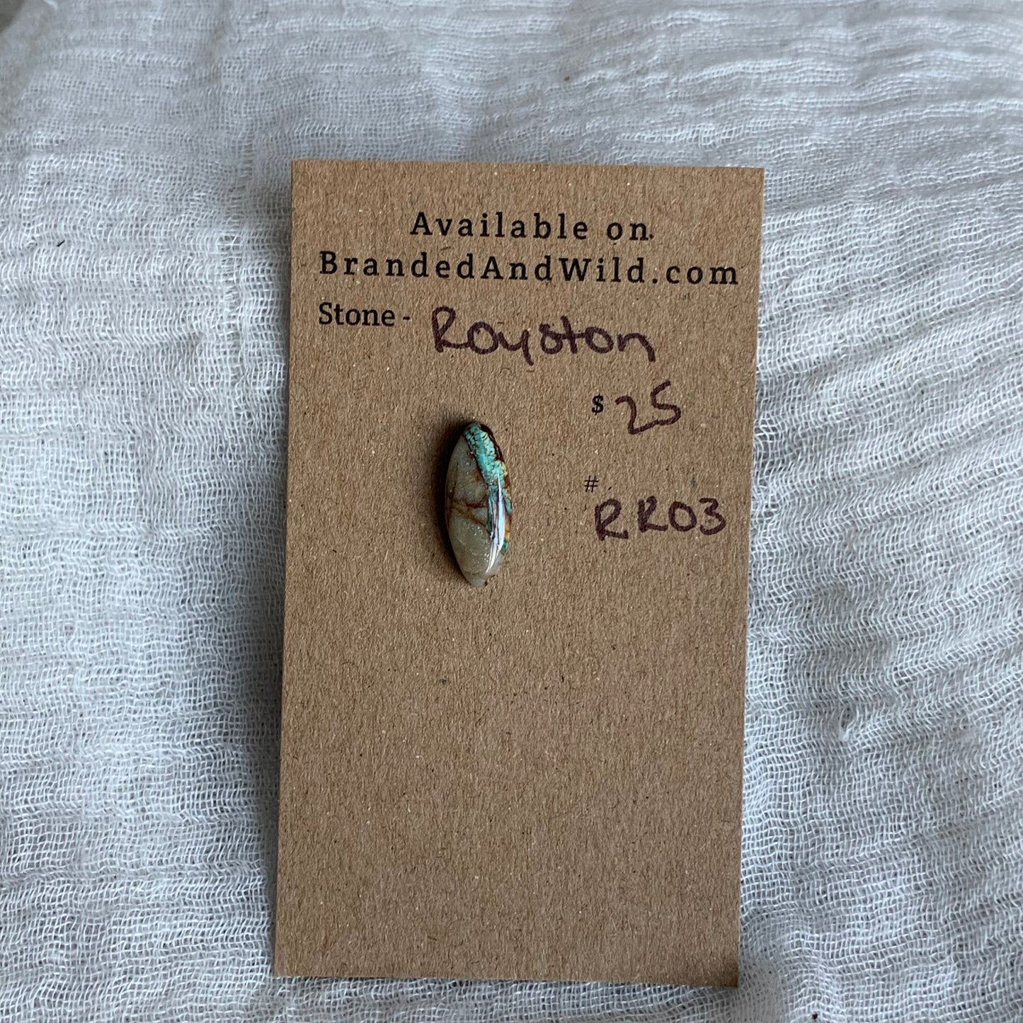 Royston Ribbon Turquoise Cabochon RR03
