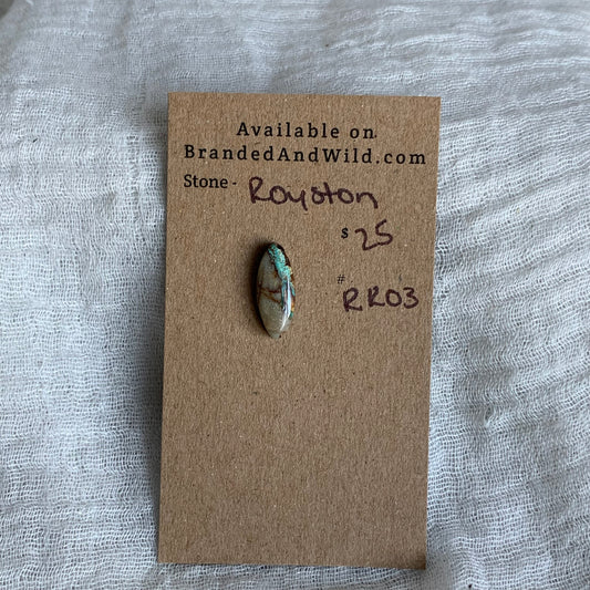 Royston Ribbon Turquoise Cabochon RR03