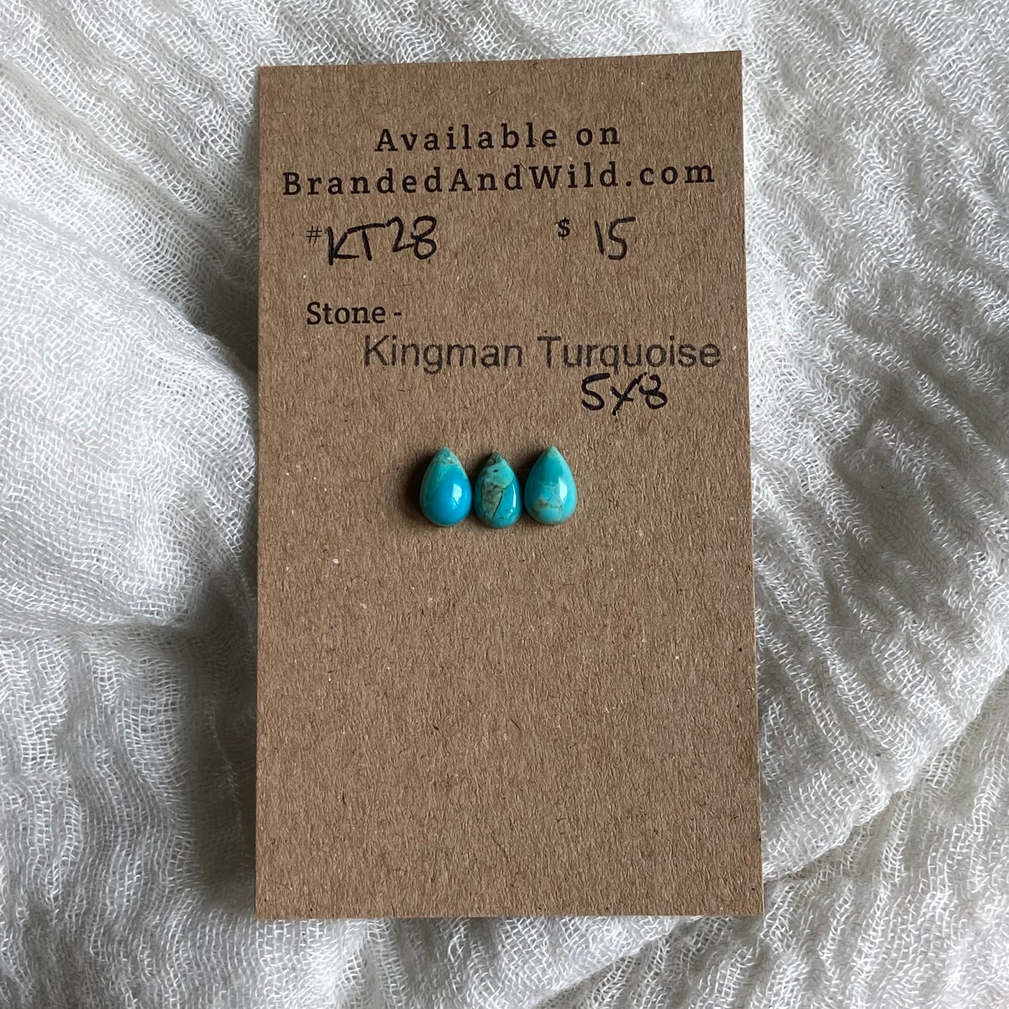 Kingman Turquoise Cabochon - KT28