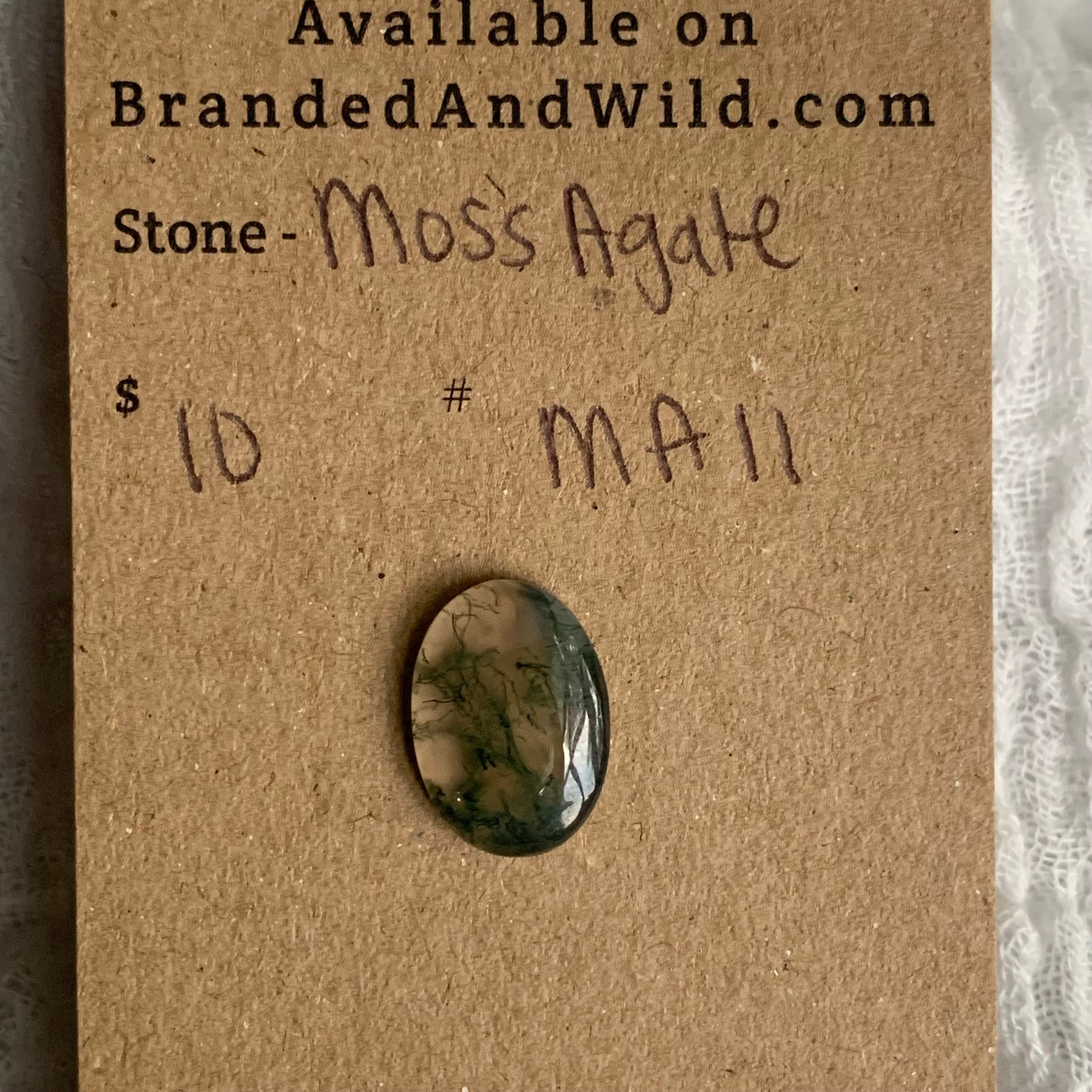 Moss Agate Cabochon- MA11