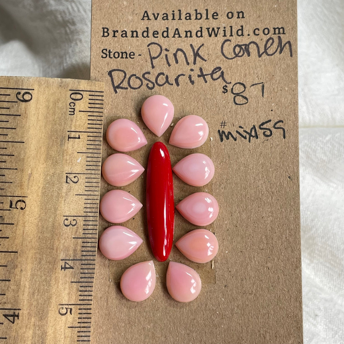 Rosarita / Pink Conch Cabochon - Mix159 2CBAC217-DA6E-42E6-958A-42F51B0A1B84 Brandedandwild.com