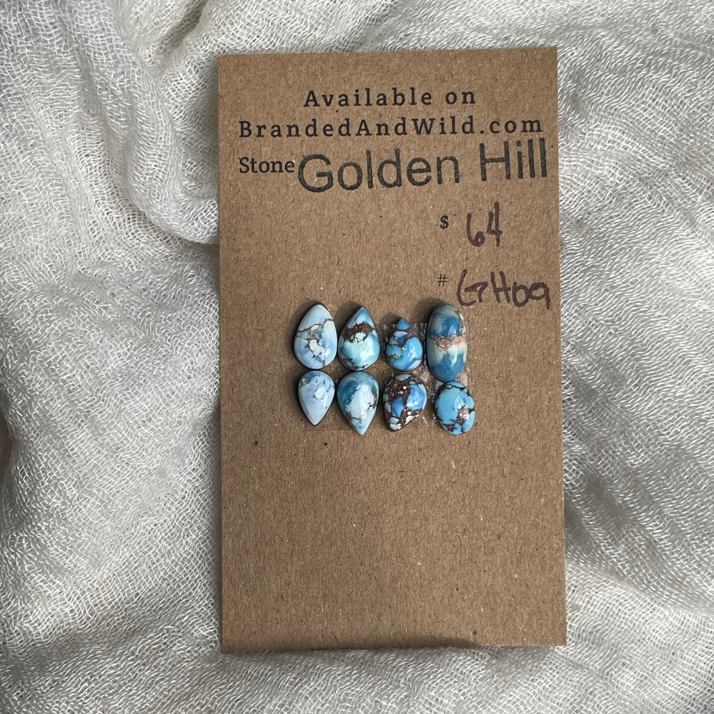 Golden Hill Turquoise Cabochon - GH09