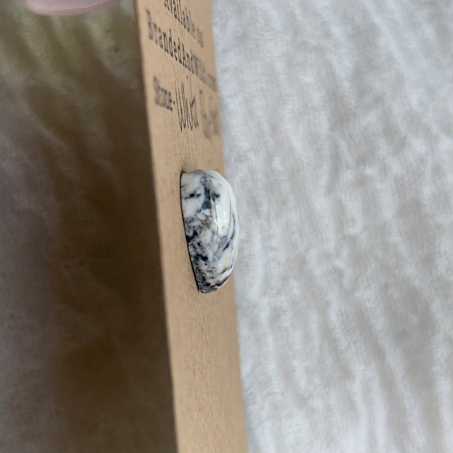 White Buffalo Cabochon - WB46