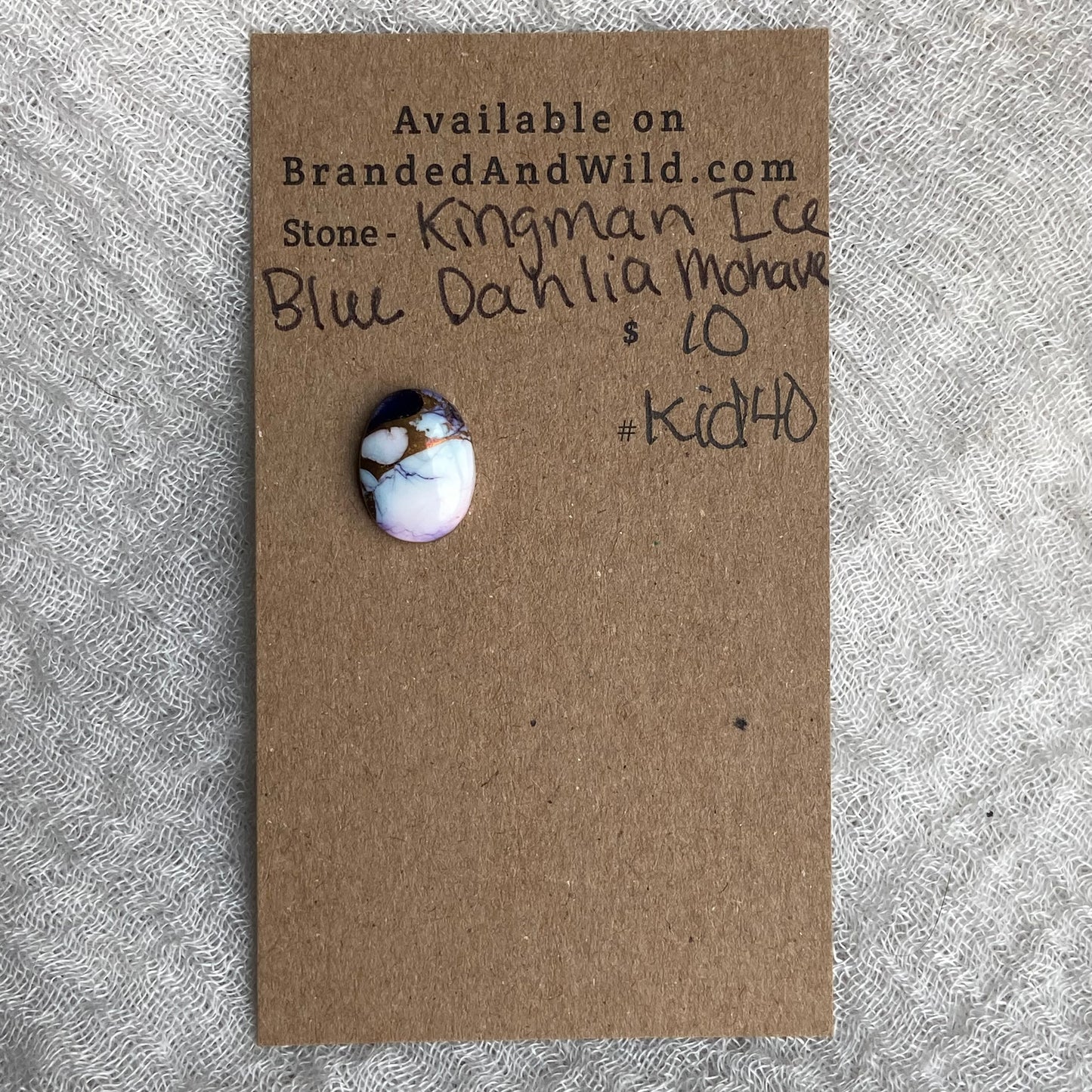 Kingman Ice Blue Dahlia Mohave - KID40