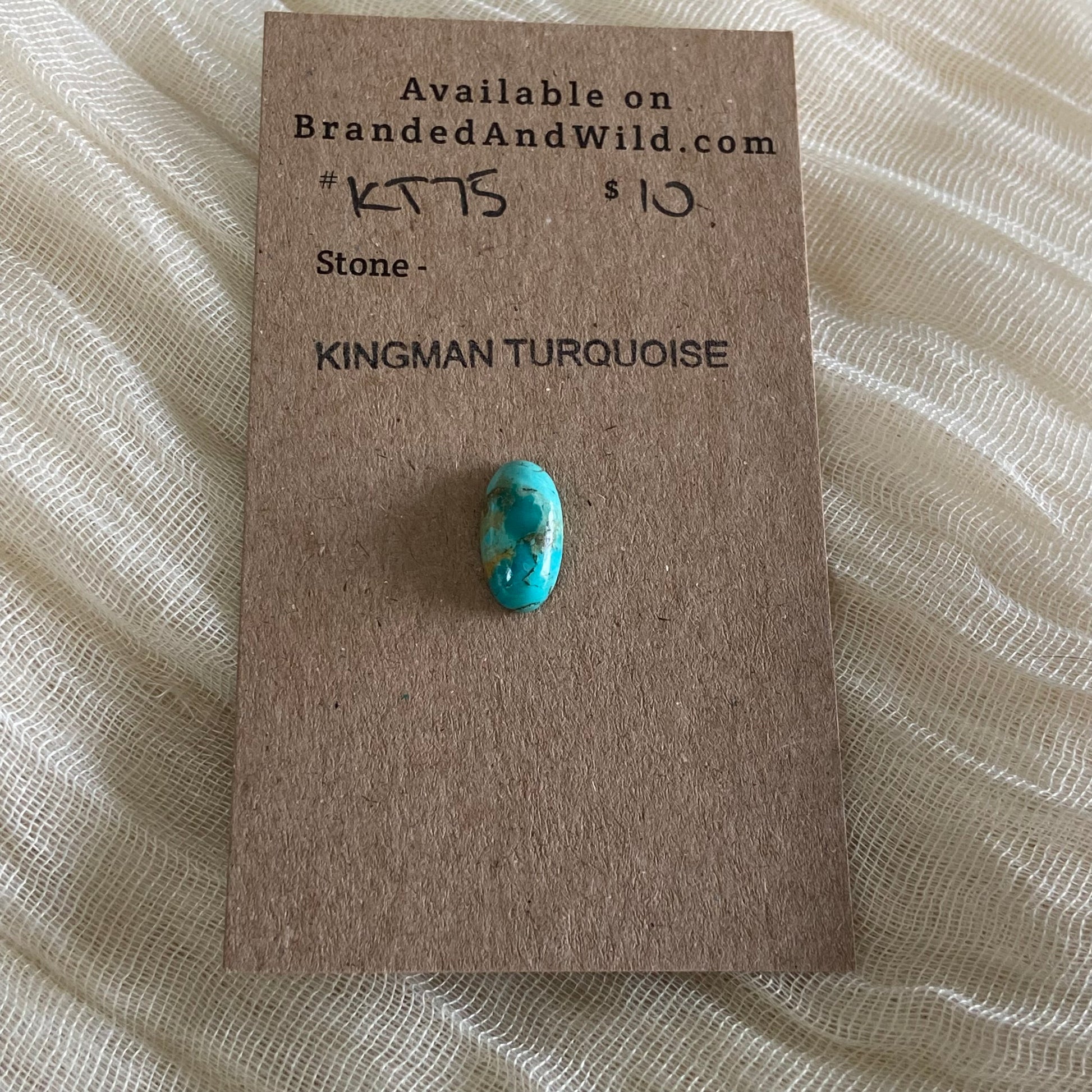Kingman Turquoise Cabochon - KT75 2D2E65D6-A8FC-4C72-9F49-88F43C25D394 Brandedandwild.com