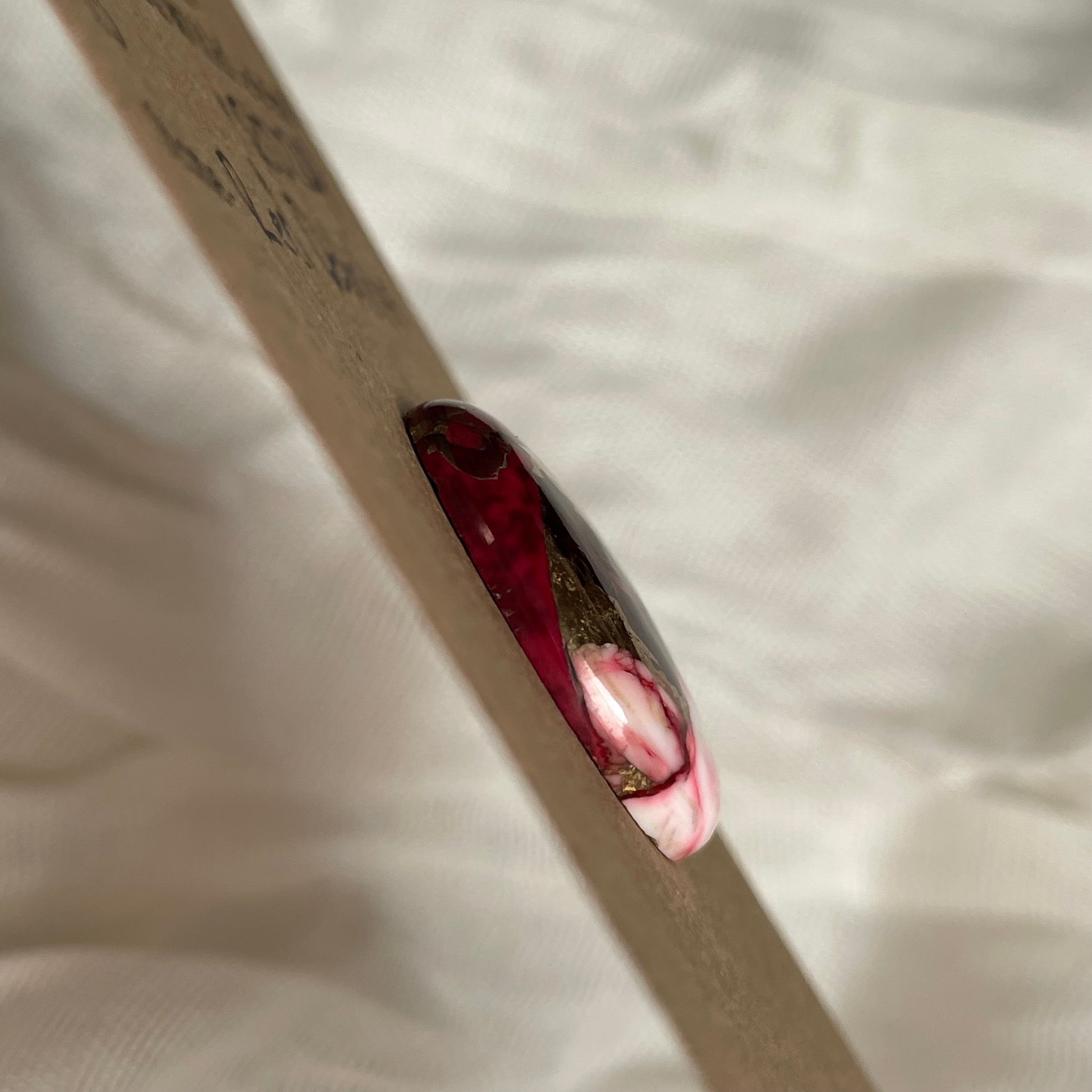 Red Dahlia Cabochon - RD24 2D54FE54-C24B-4559-AC18-4A230AED471F Brandedandwild.com