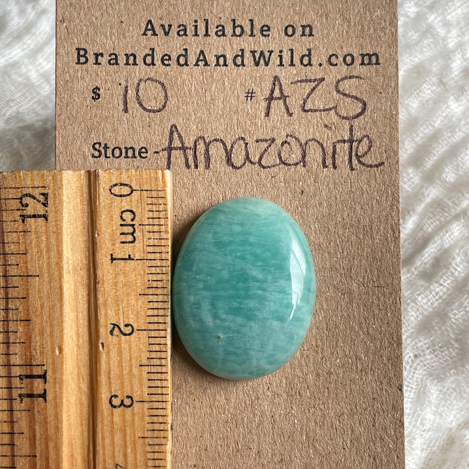 Amazonite Cabochon - AZ5 2D5EDCD5-183C-4168-A2B4-96012B3B6E36 Brandedandwild.com