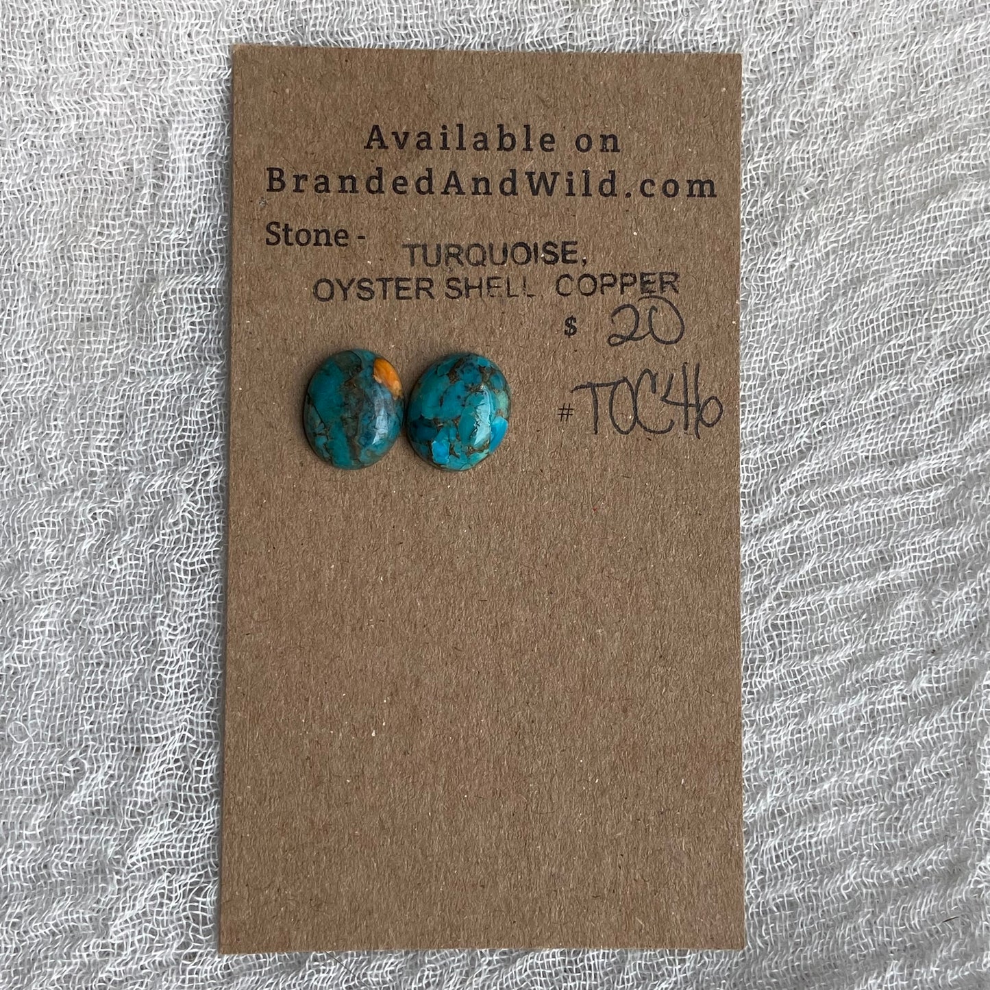 Turquoise, Oyster Shell, Copper - TOC46