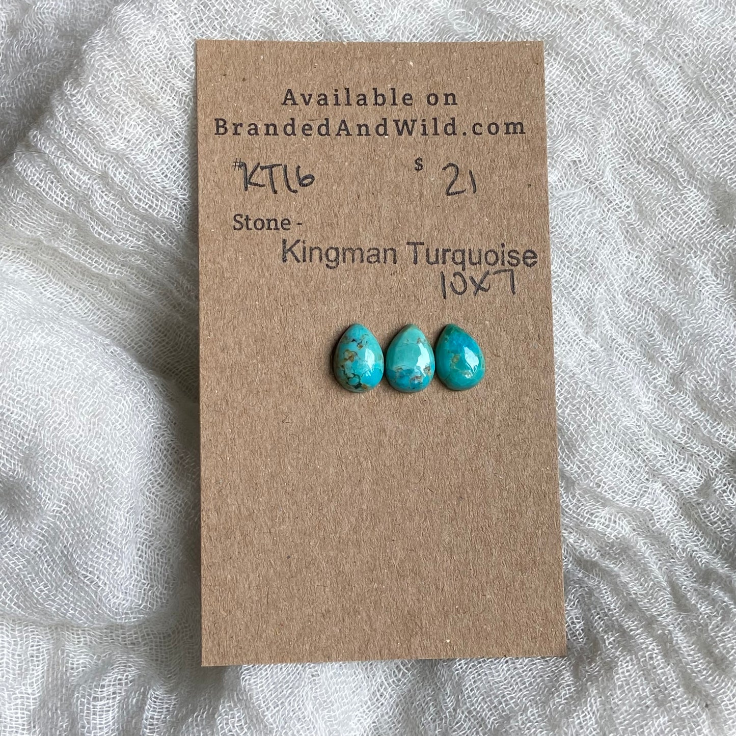 Kingman Turquoise Cabochon - KT16