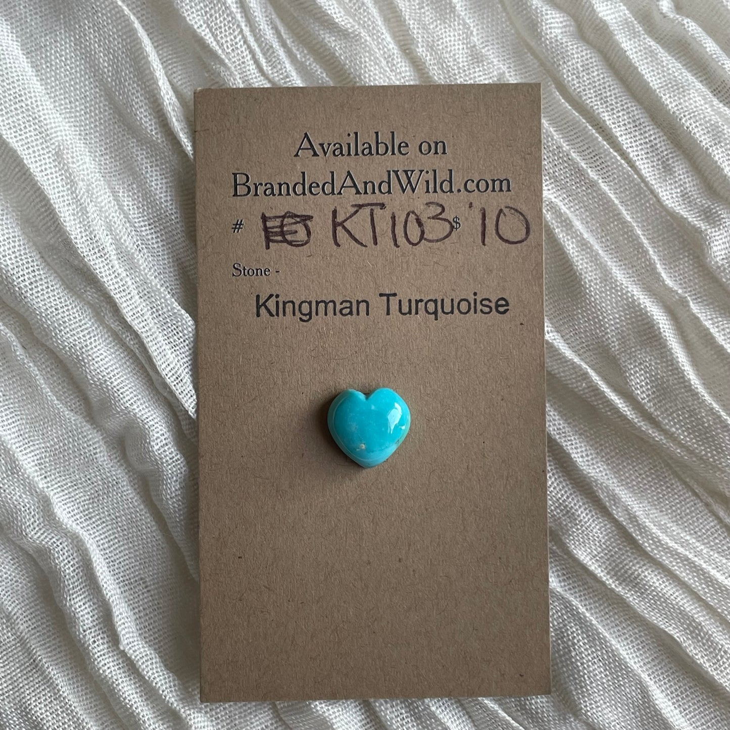 Kingman Turquoise Cabochon - KT103 2D84AD18-30AA-447A-877D-503F8CB1E69E Brandedandwild.com