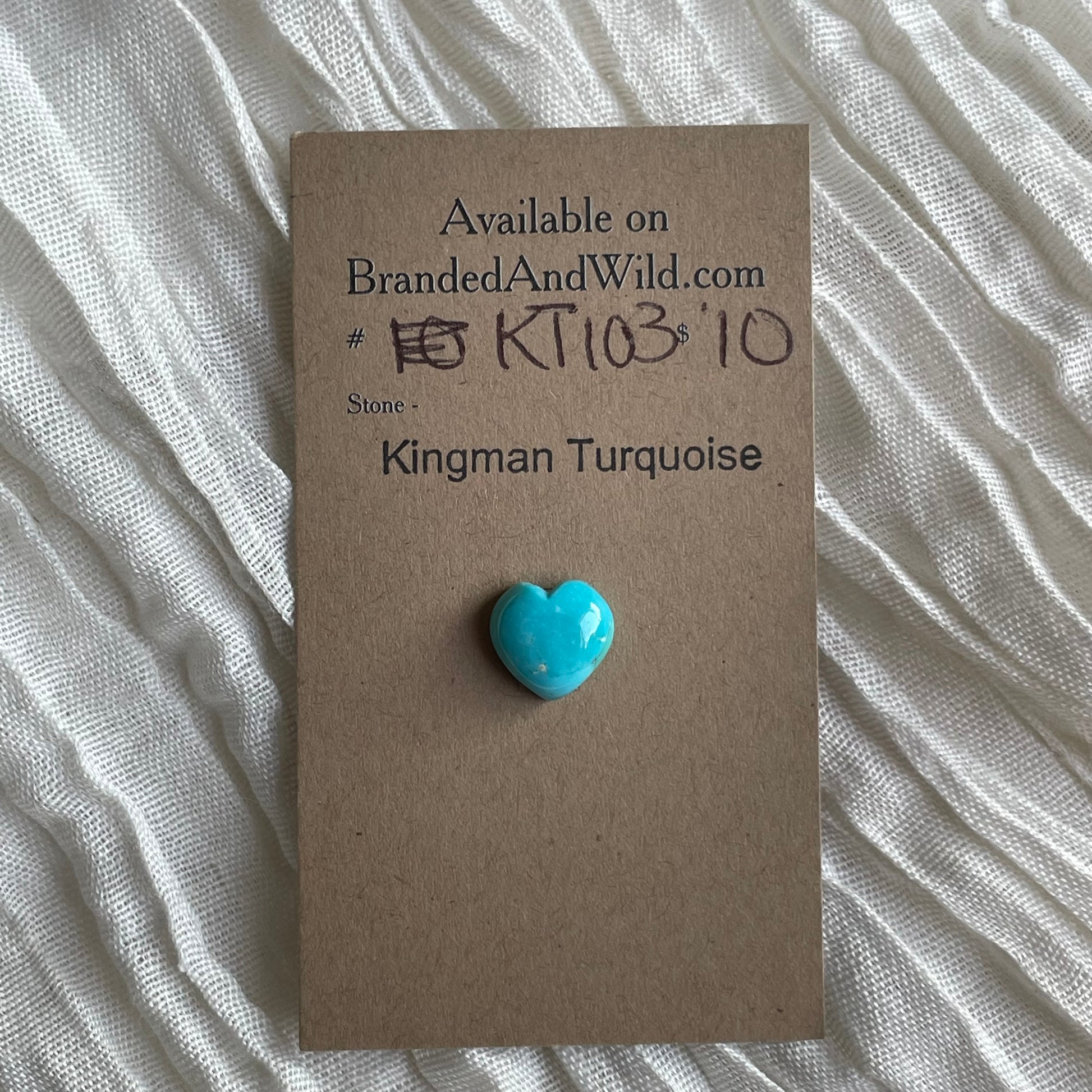 Kingman Turquoise Cabochon - KT103 2D84AD18-30AA-447A-877D-503F8CB1E69E Brandedandwild.com