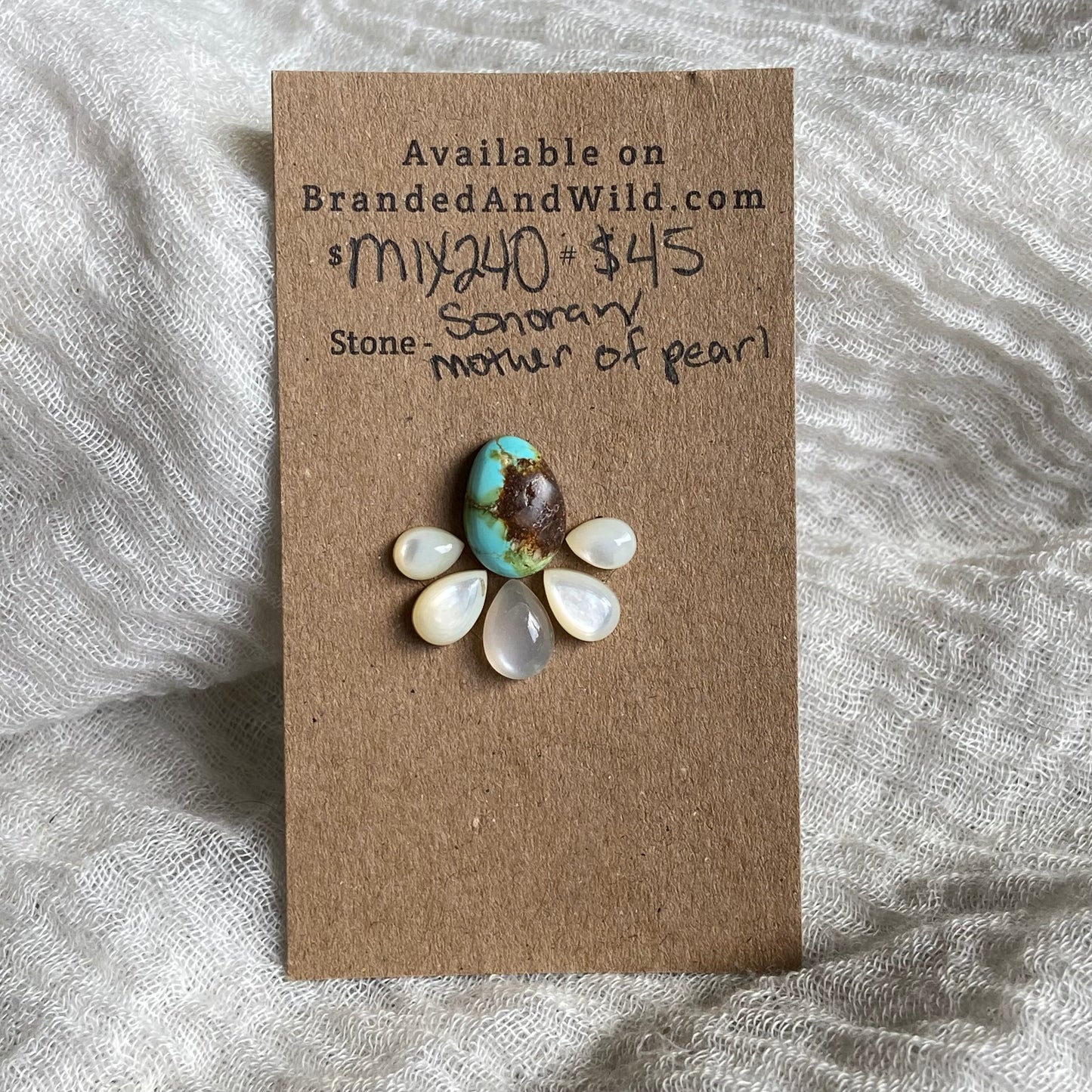 Mother of Pearl / Sonoran Cabochon - Mix240 2D874686-D4C2-480C-898C-EB28EE756A06 Brandedandwild.com