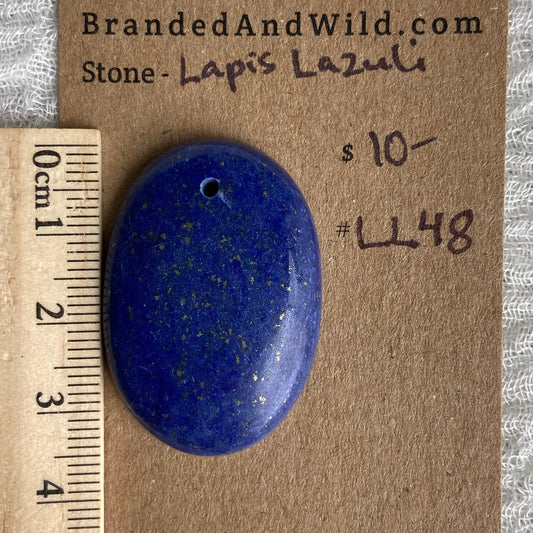 Lapis Lazuli Cabochon -Drilled- LL48
