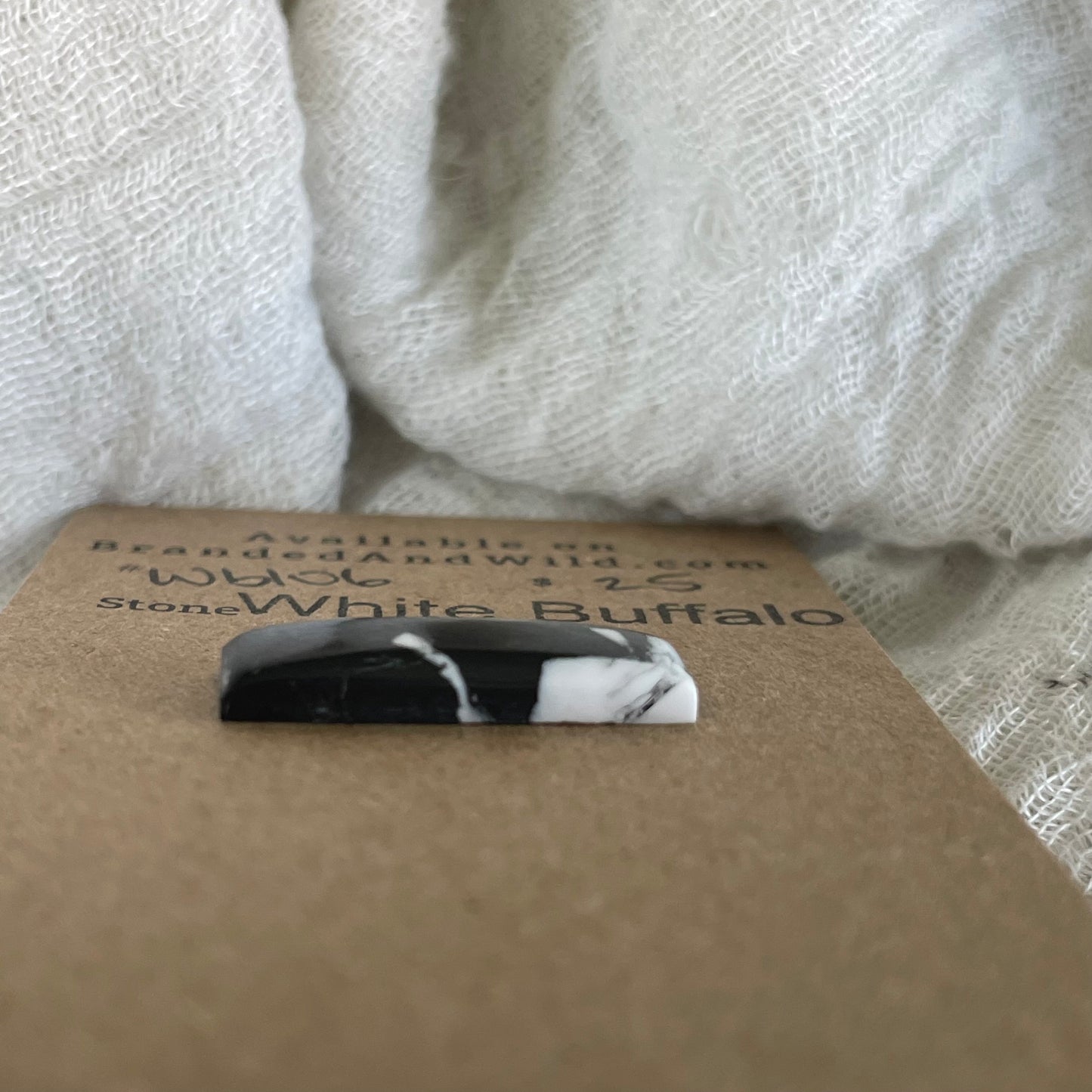 White Buffalo Cabochon - WB106