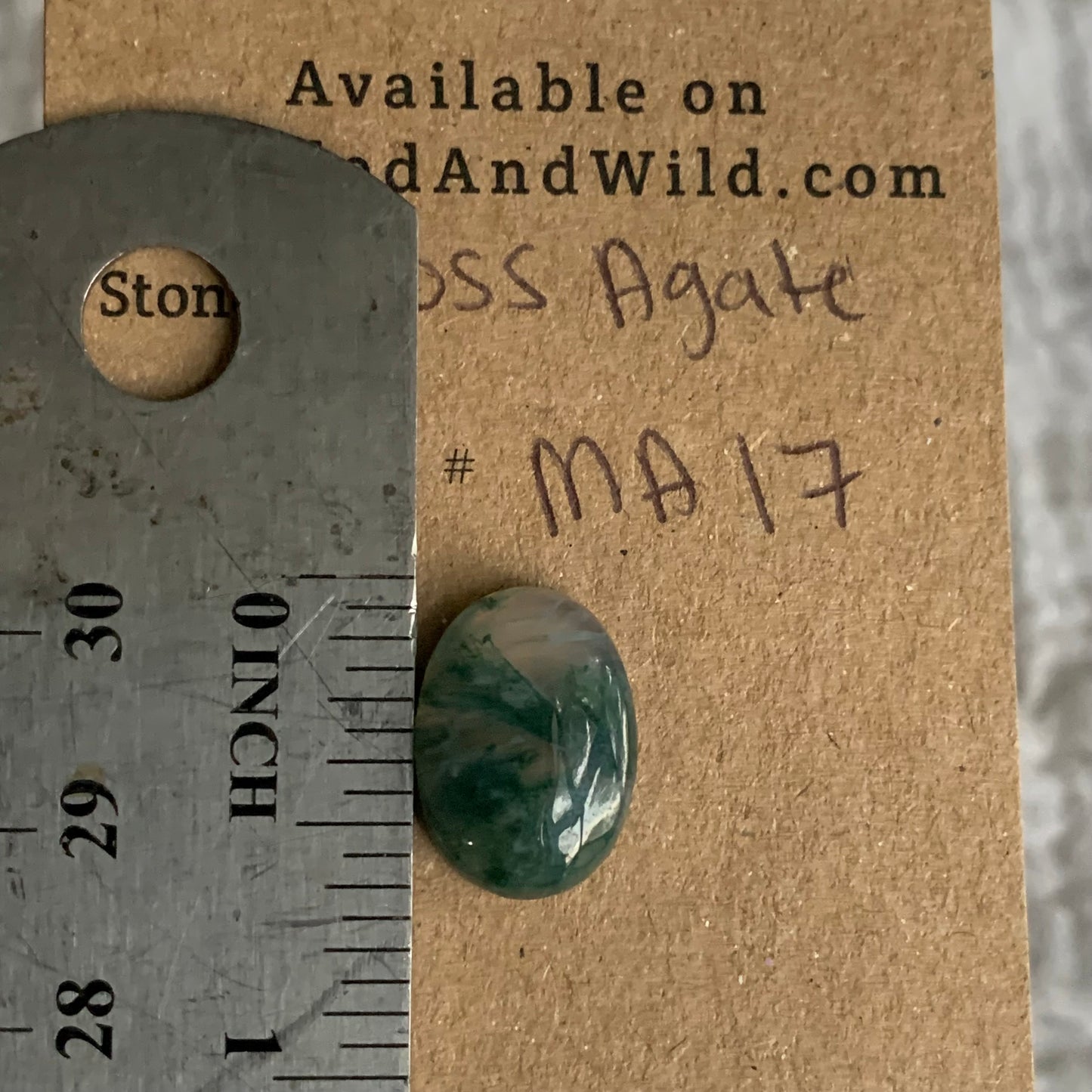 Moss Agate Cabochon- MA17