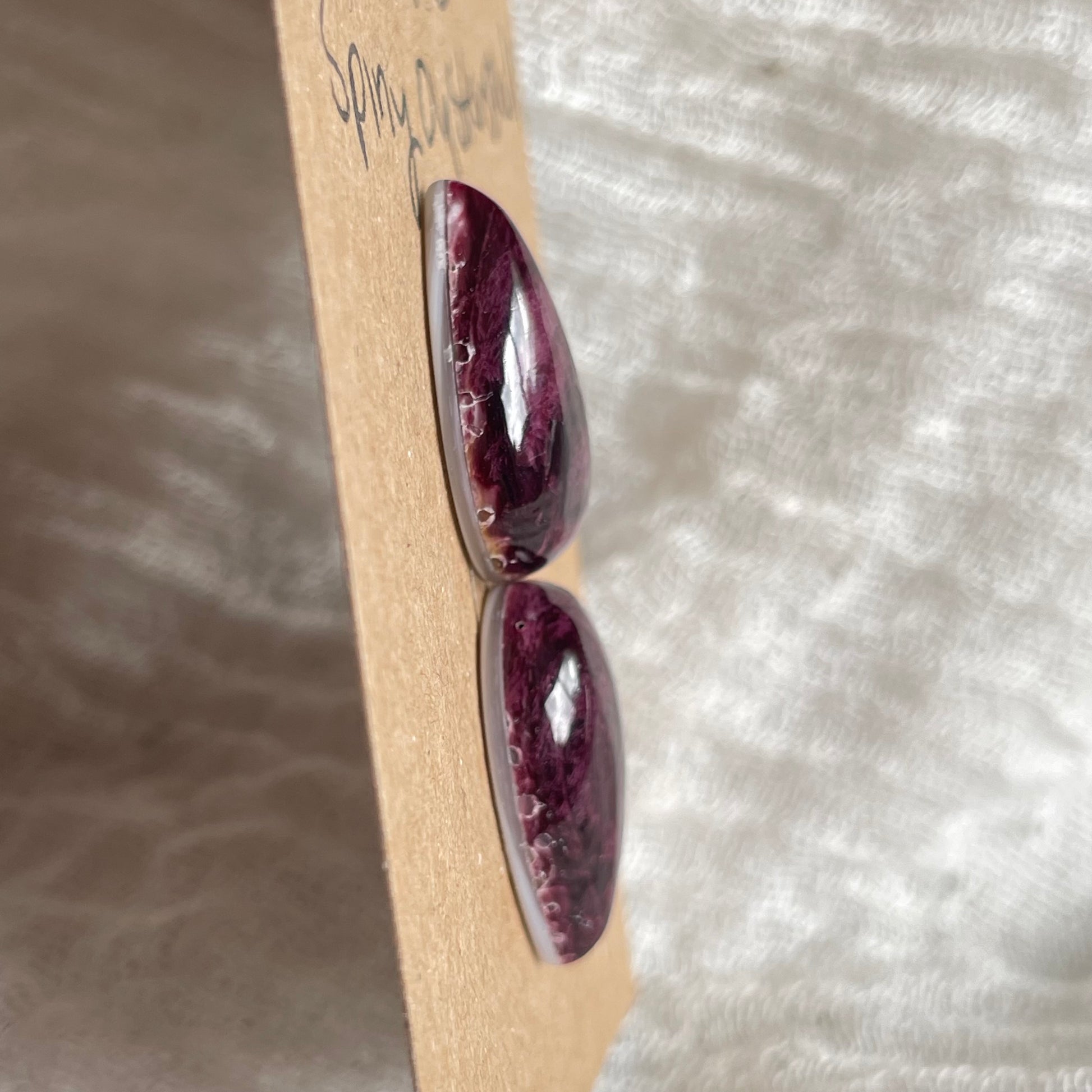 Spiny Oyster Shell Cabochon - OS71 2E6330AA-116B-428E-810D-839213C807D4 Brandedandwild.com