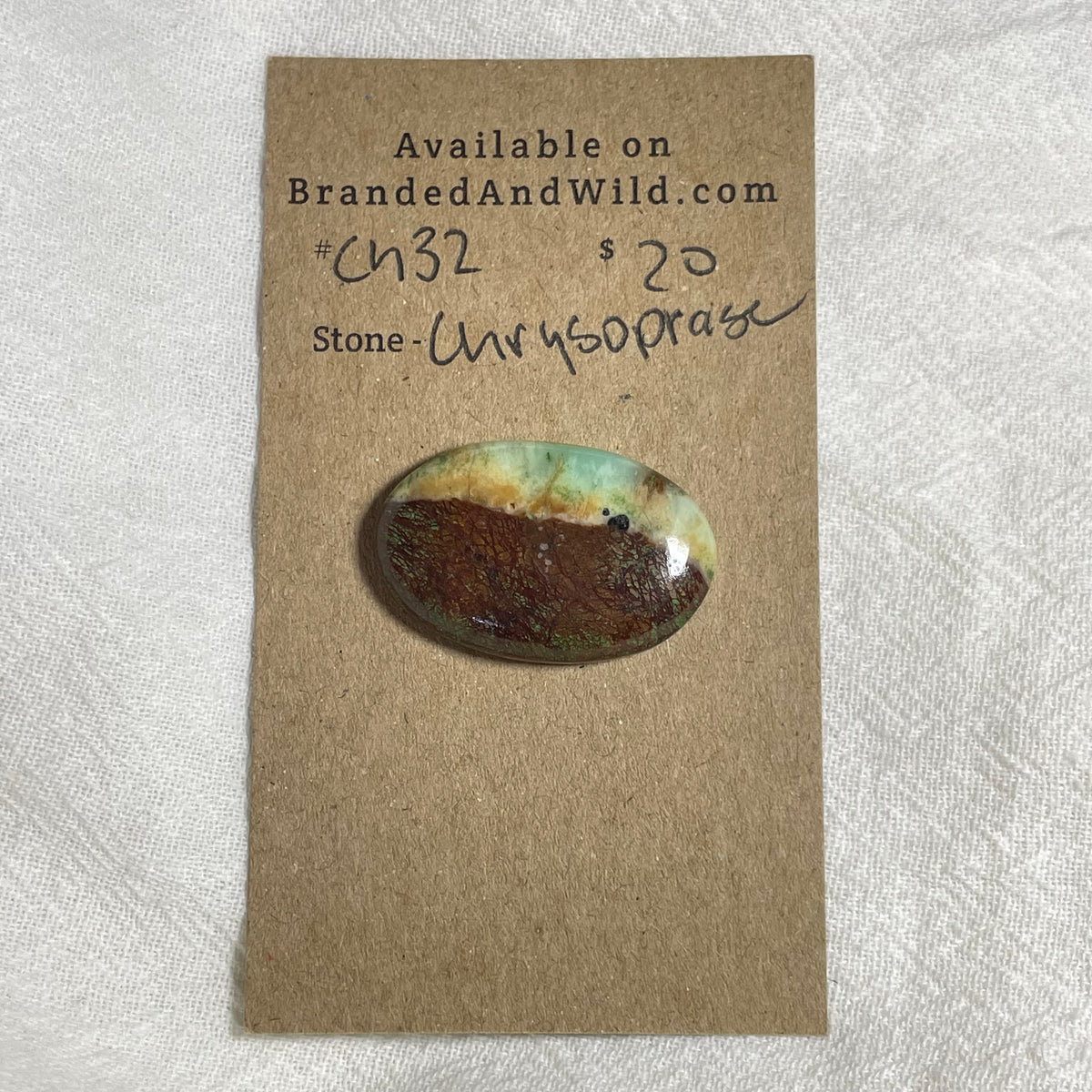 Chrysoprase Cabochon - CH32