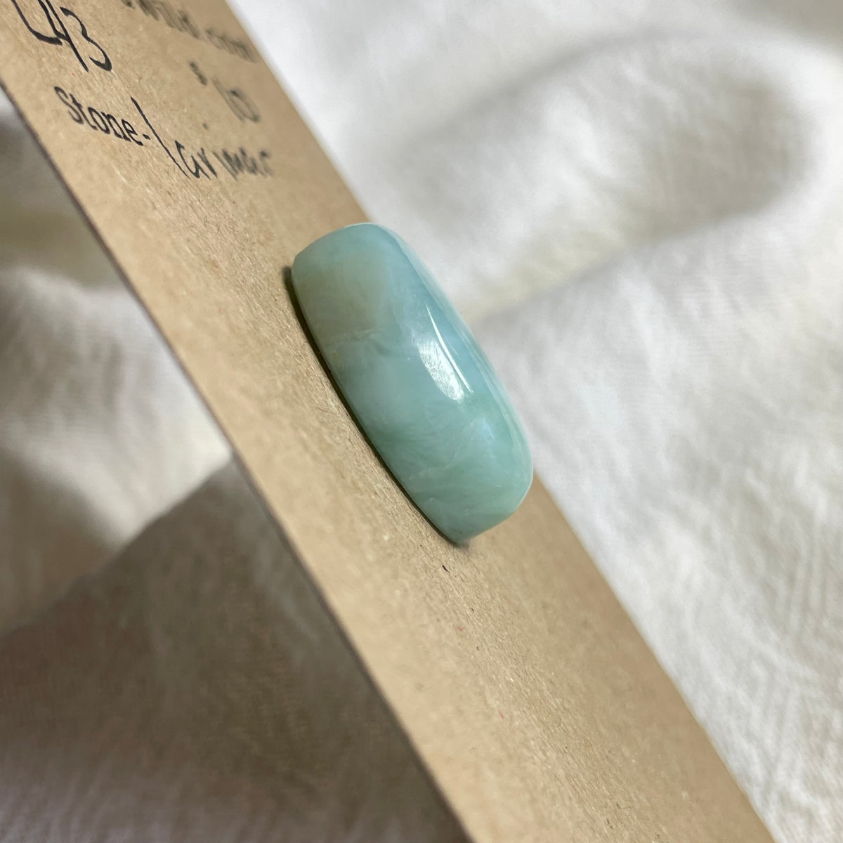 Larimar Cabochon - L43 2E72CC79-6C16-4C17-82F8-0B6D9C7ED841 Brandedandwild.com