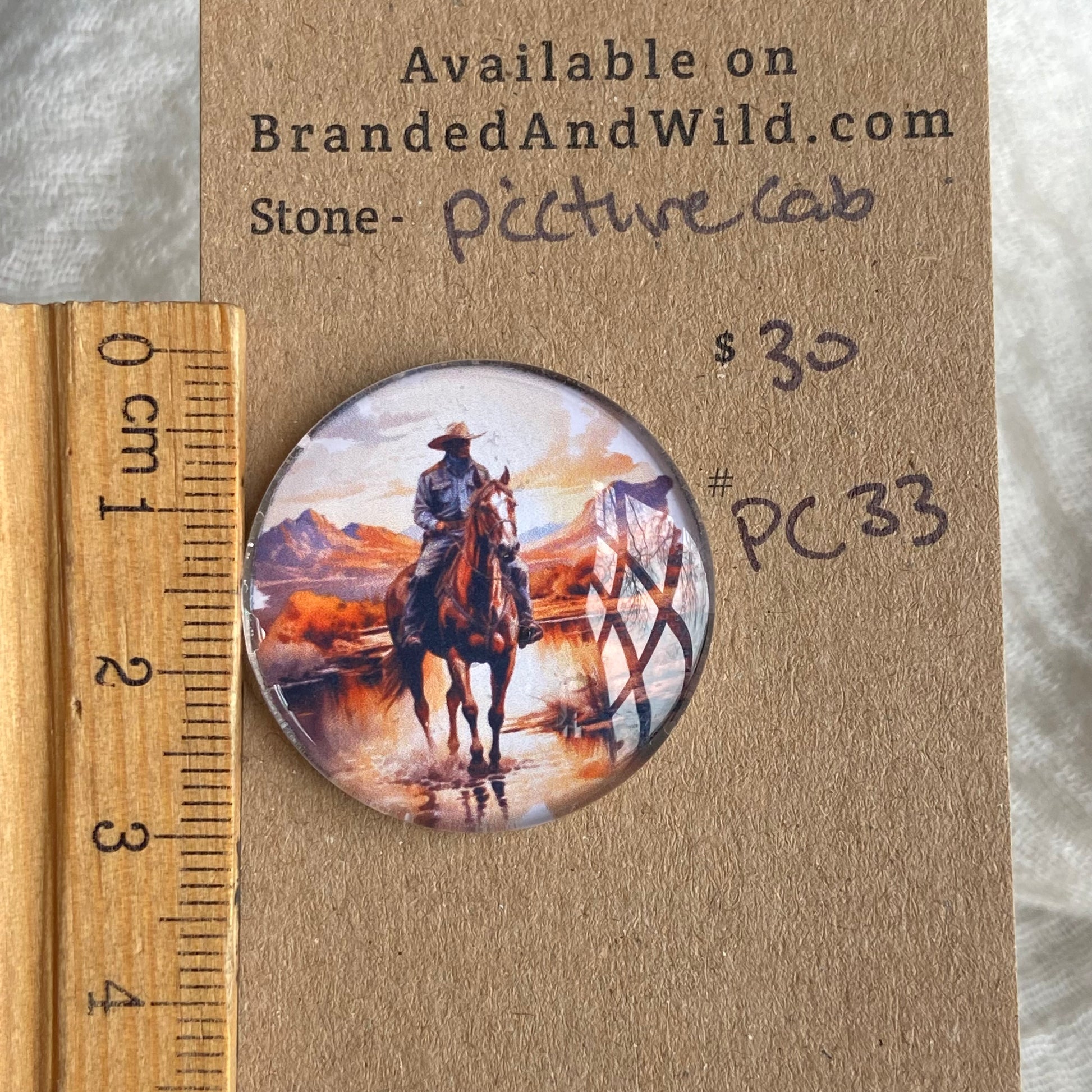 Picture Cabochon - Cabochon - PC33 2E94D804-118A-400C-B3D5-76011C5E3CCF Brandedandwild.com
