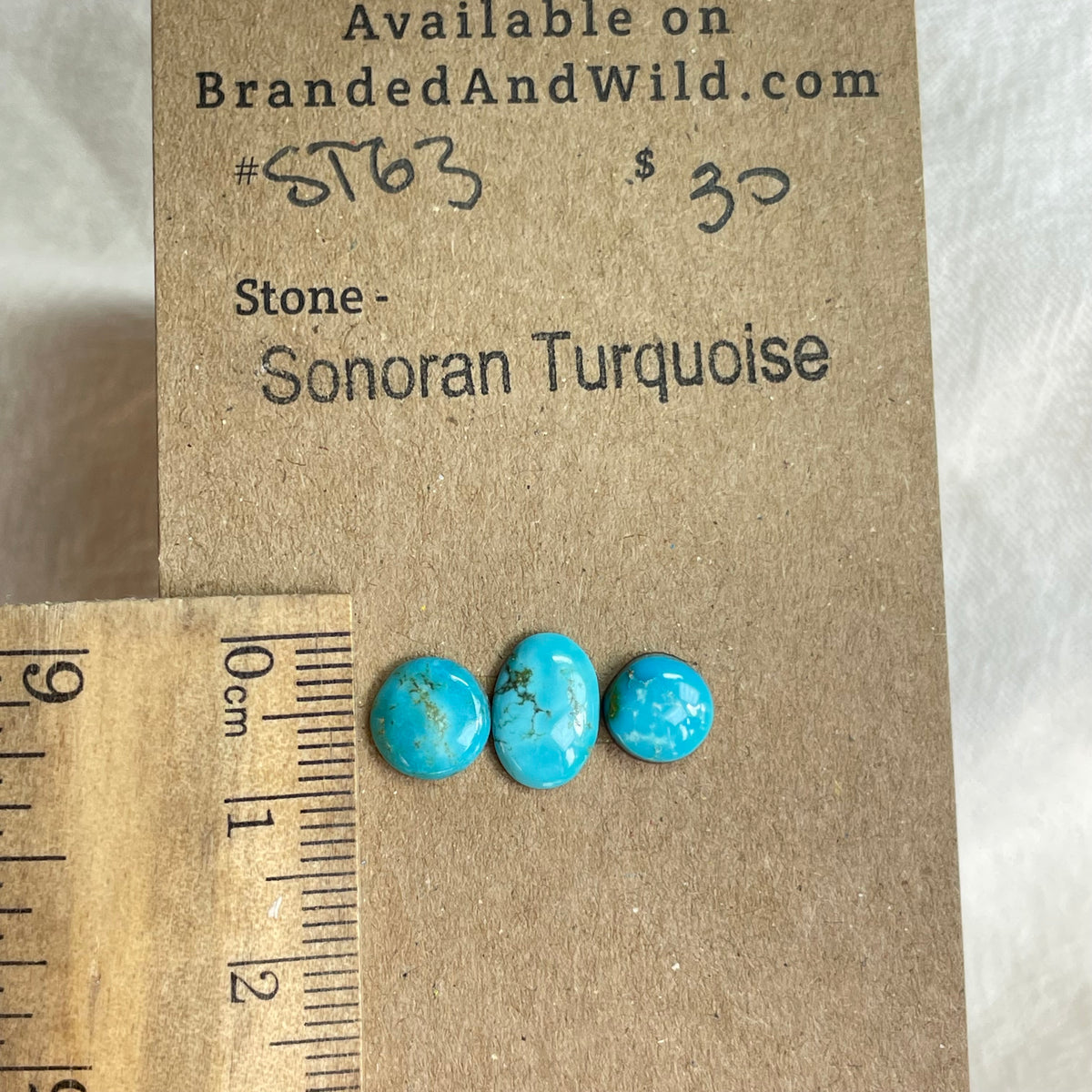 Sonoran Turquoise Cabochon - ST63 2EB11450-0DE3-4765-B179-02156A11DFFA Brandedandwild.com
